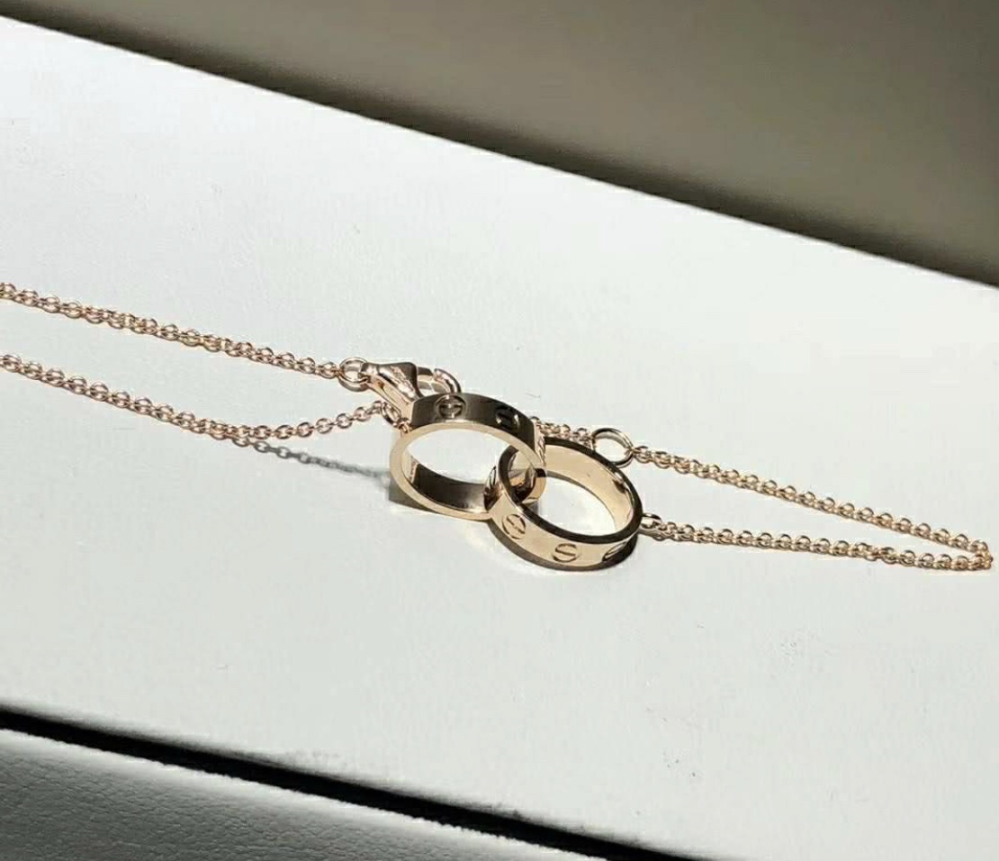 Cartier Double Circle Love Chain Bracelet - Original Replica Club