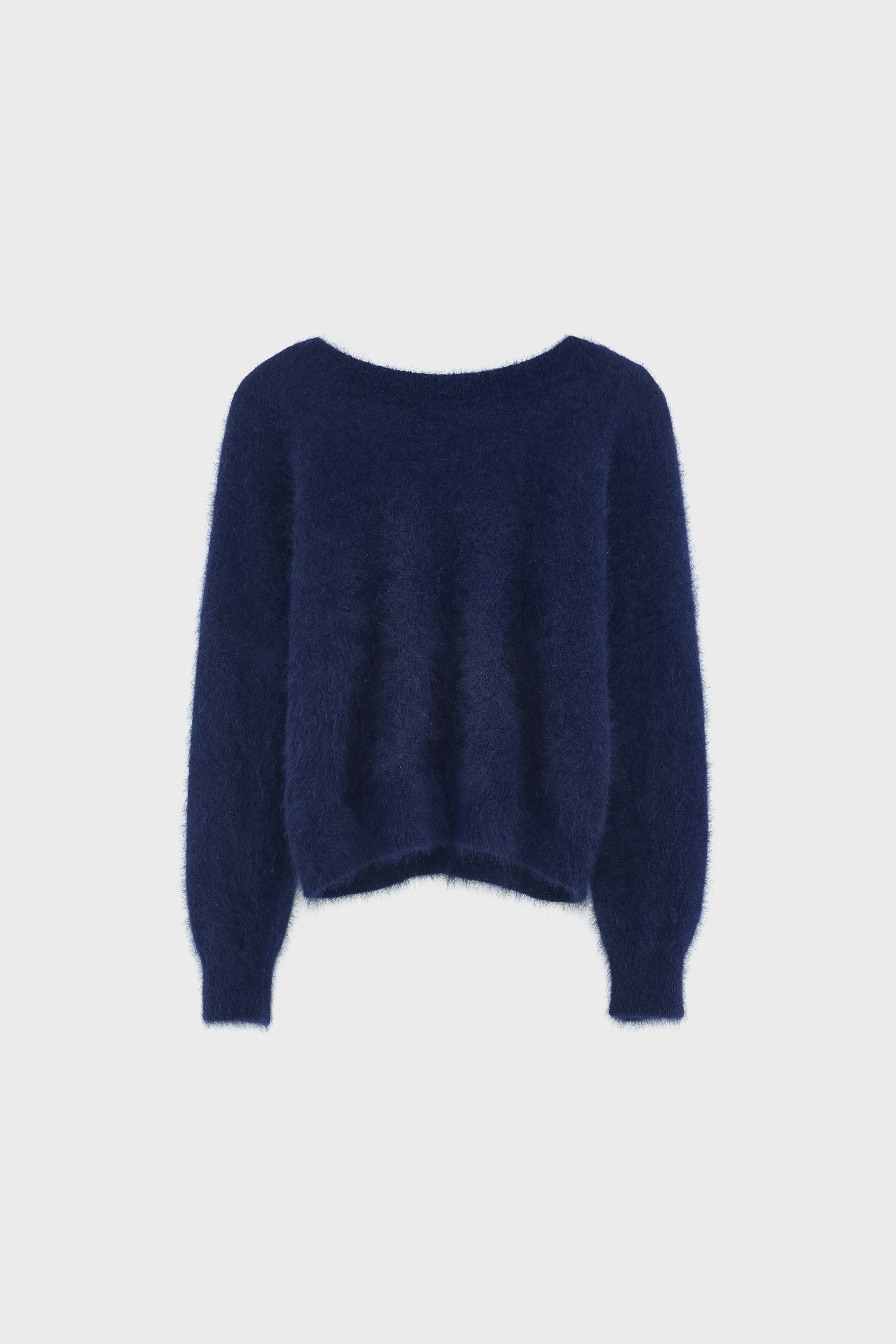 Bellerose Datev angora-blend navy blue sweater (252 / W / NAVY)