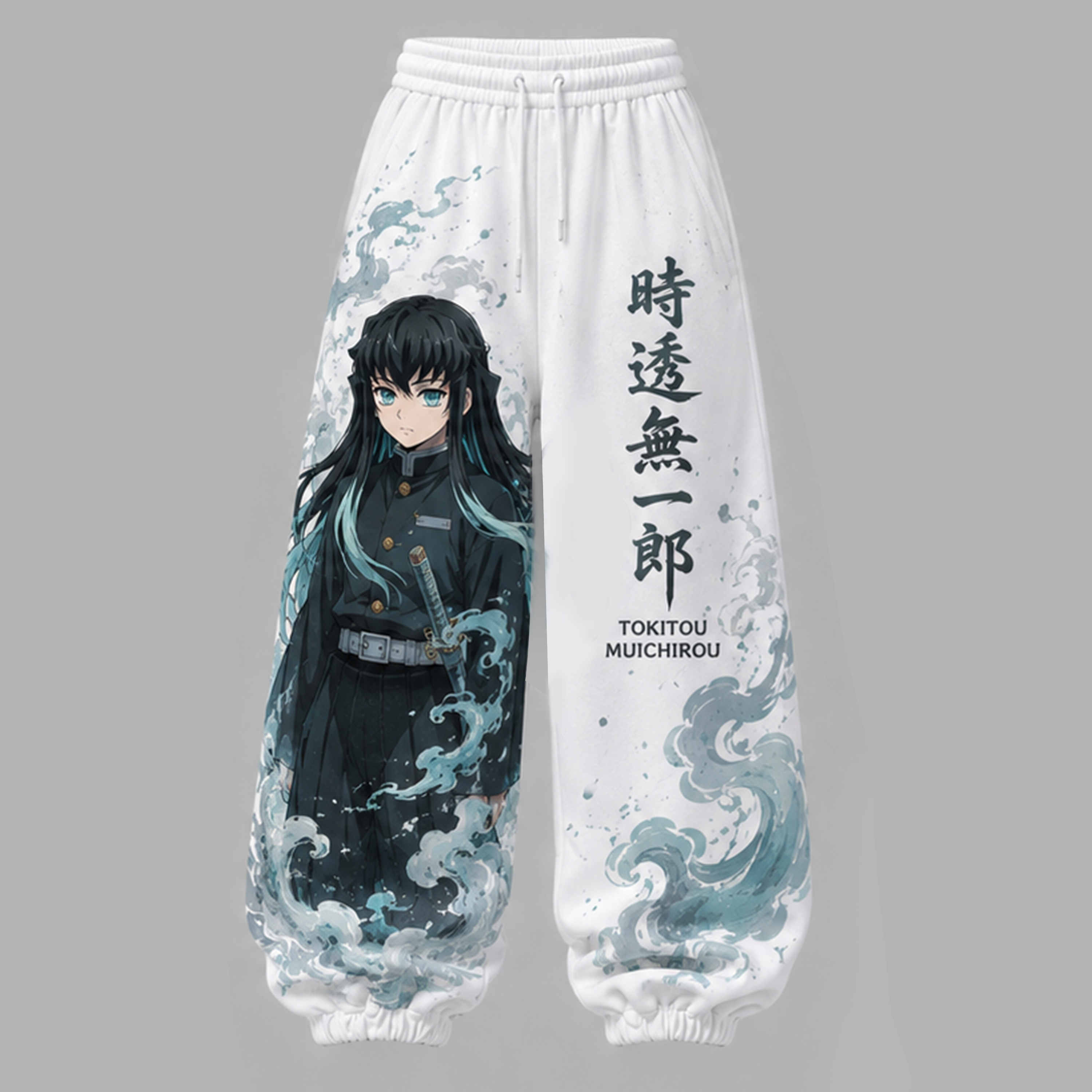 Demon Slayer Cropped Long Sleeve Hoodie & High Waist Jogger Pants Two Piece TeeThreads Sustain the Scene with Custom Apparel