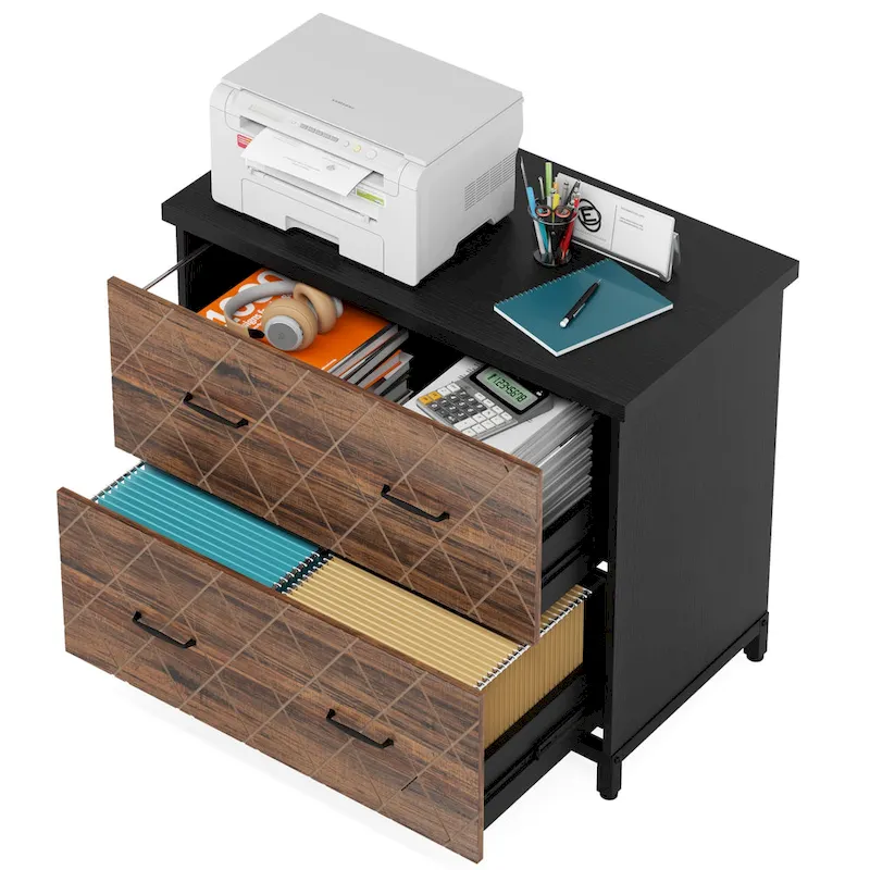 2-Drawer Lateral File Cabinet for Office Organization