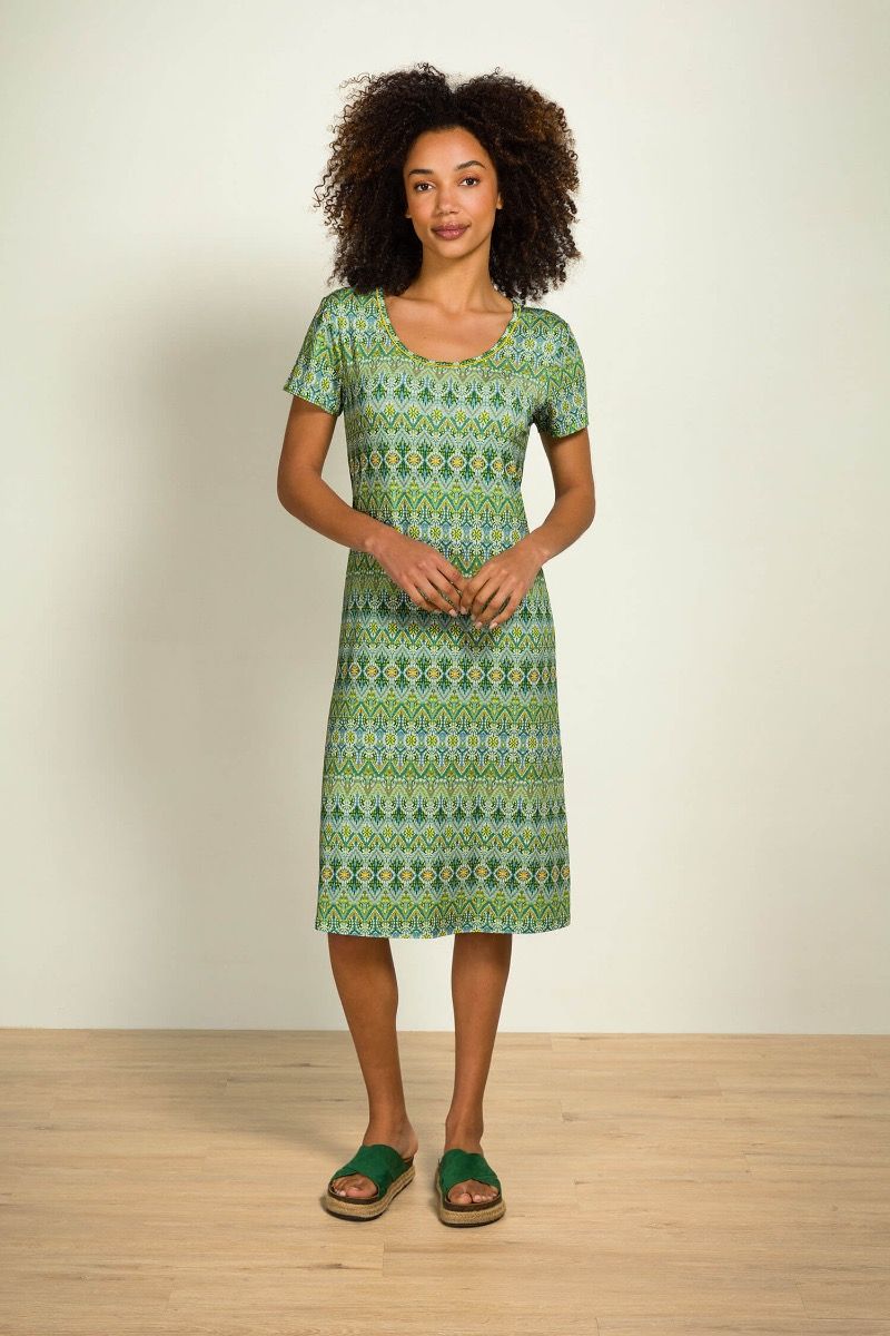 Daniela Nightdress Short Sleeve Ashanti Green