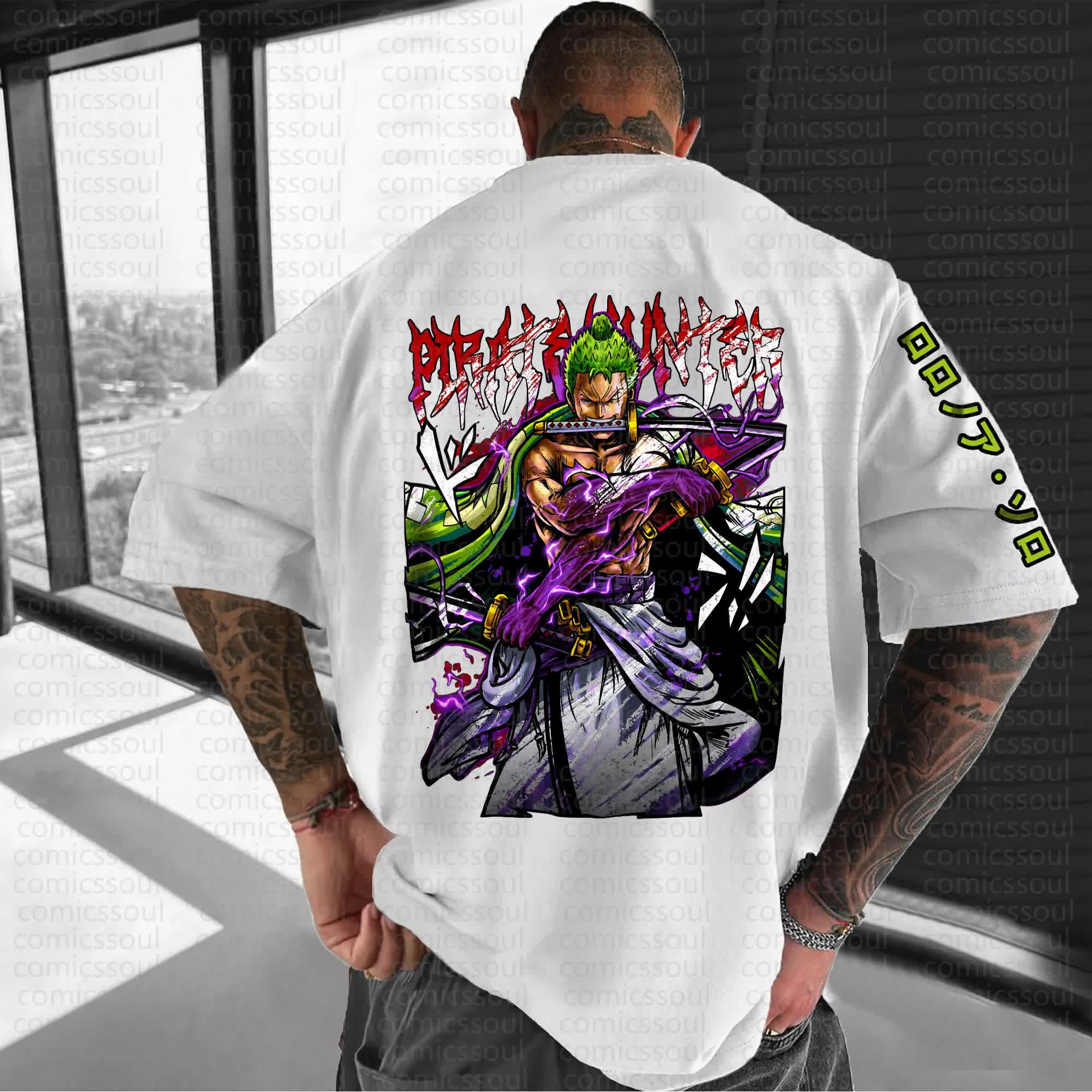 Unisex Anime Inspired Vintage T-Shirt | Comicssoul