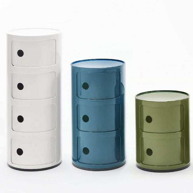 Kartell Componibili Kast Ø 32 cm - 4 Modules - Wit
