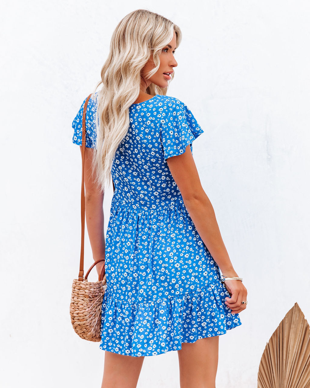 Dive Deep Button Down Babydoll Dress - FINAL SALE - Se7enfashion
