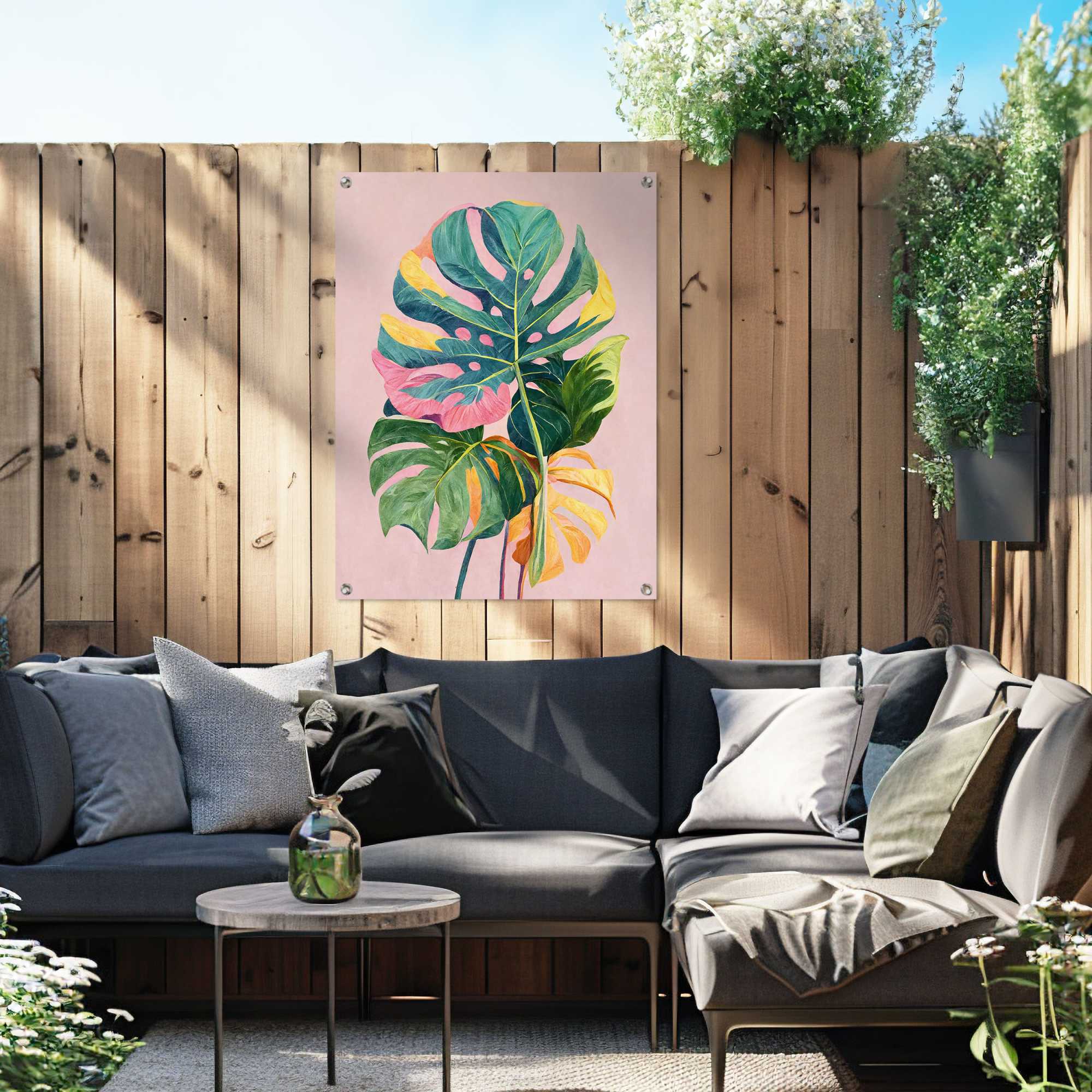 Reinders - Summer Leafs - Tuinposter 80x60cm