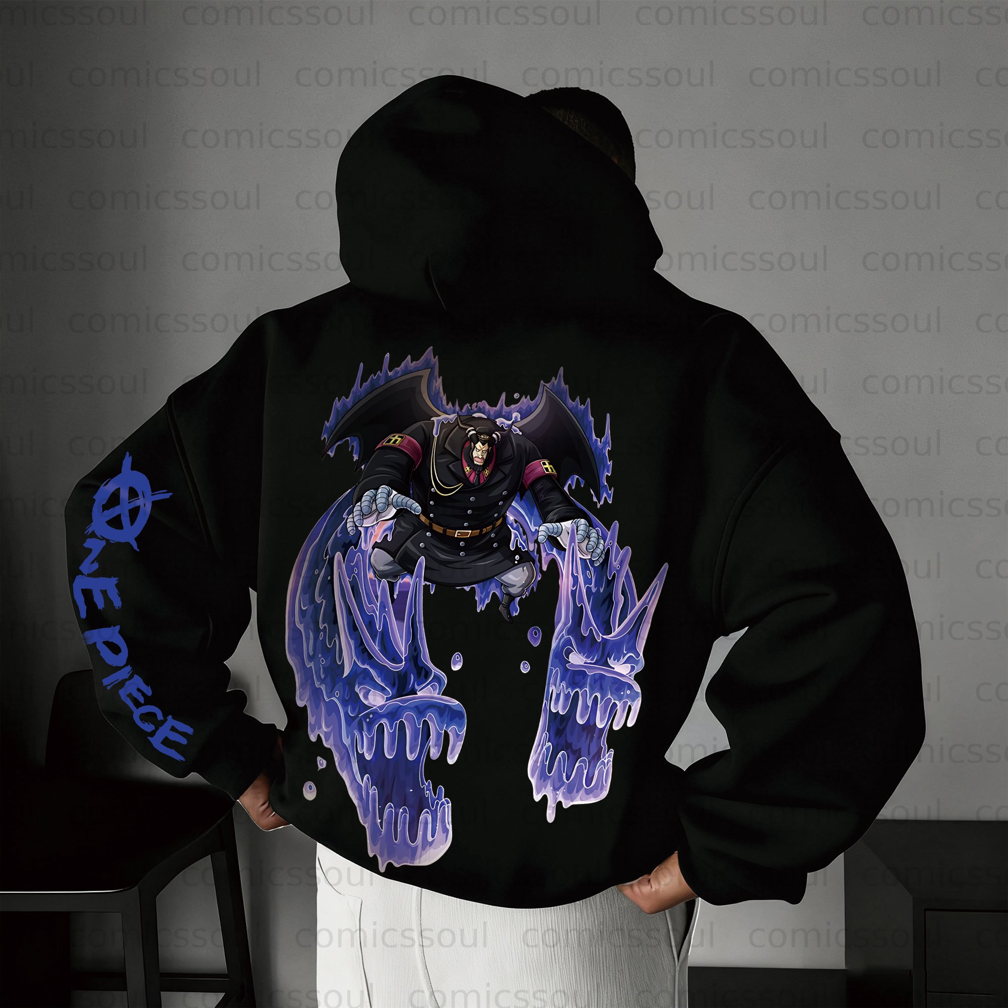 Unisex Anime Graphic Streetwear Vintage Plush Hoodie