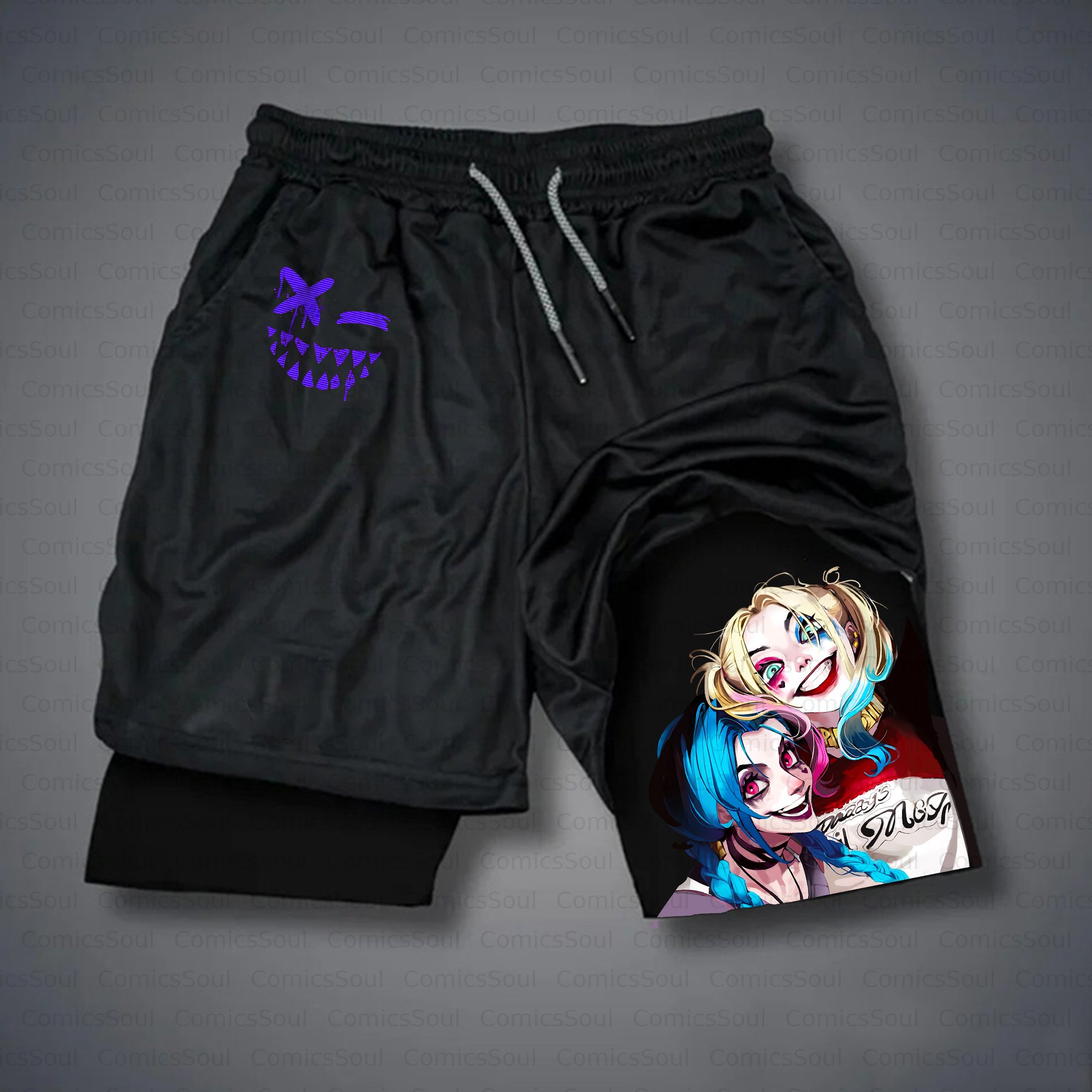 Unisex Casual Anime Style Shorts