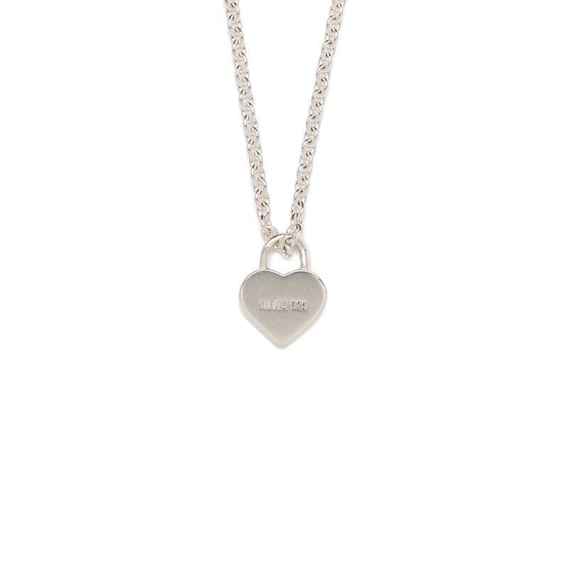 HUMAN MADE HEART SILVER NECKLACE