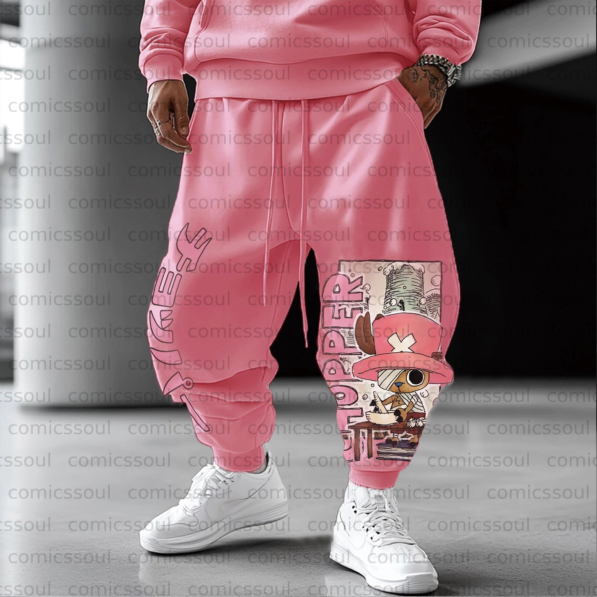 Unisex Anime Inspired Vintage Pants