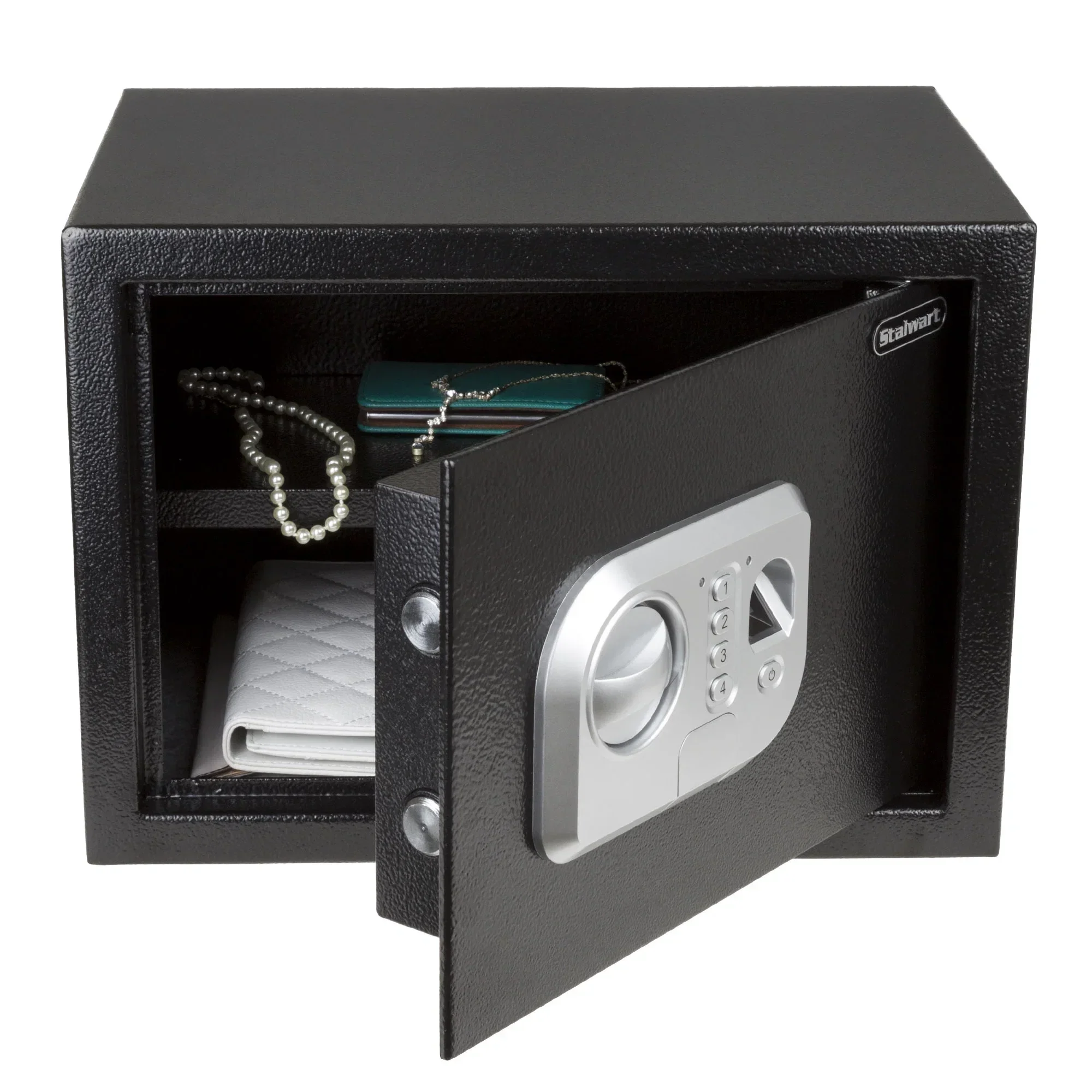 Stalwart Electronic Biometric Safe With Fingerprint Lock And 2 Override Keys - Image 4 Stalwart Electronic Biometric Safe With Fingerprint Lock And 2 Override Keys - Image 4
