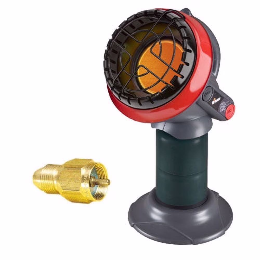 Mr. Heater F215100 MH4B "little Buddy" 3800 - BTU Indoor - Safe Propane Heater W/ Propane One Pound Tank Refill Adapter