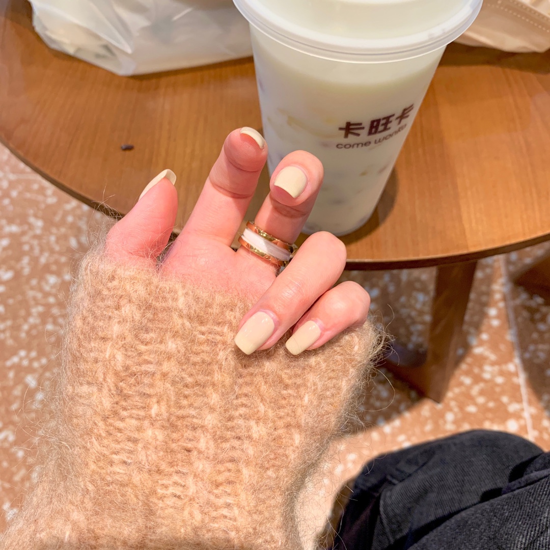 Bvlgari Rose Gold and White B.zero1 Ring - Original Replica Club