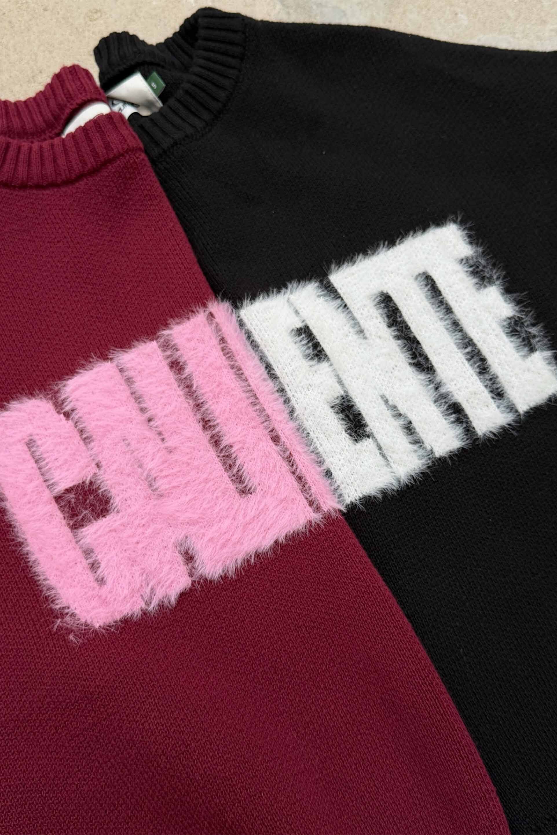Caliente Burgundy Knit