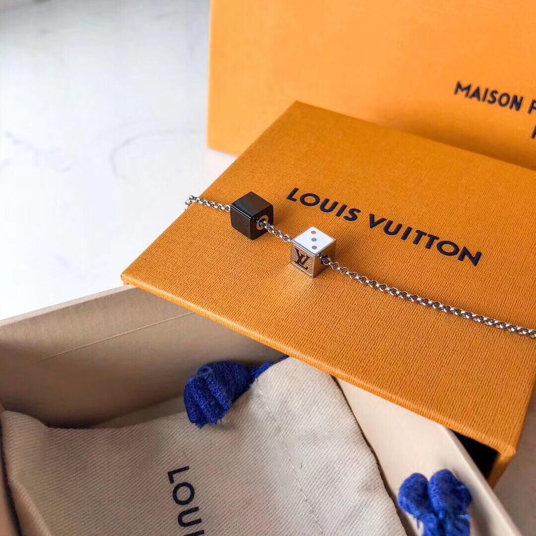 Louis Vuitton Dice Pendant Necklace - Original Replica Club