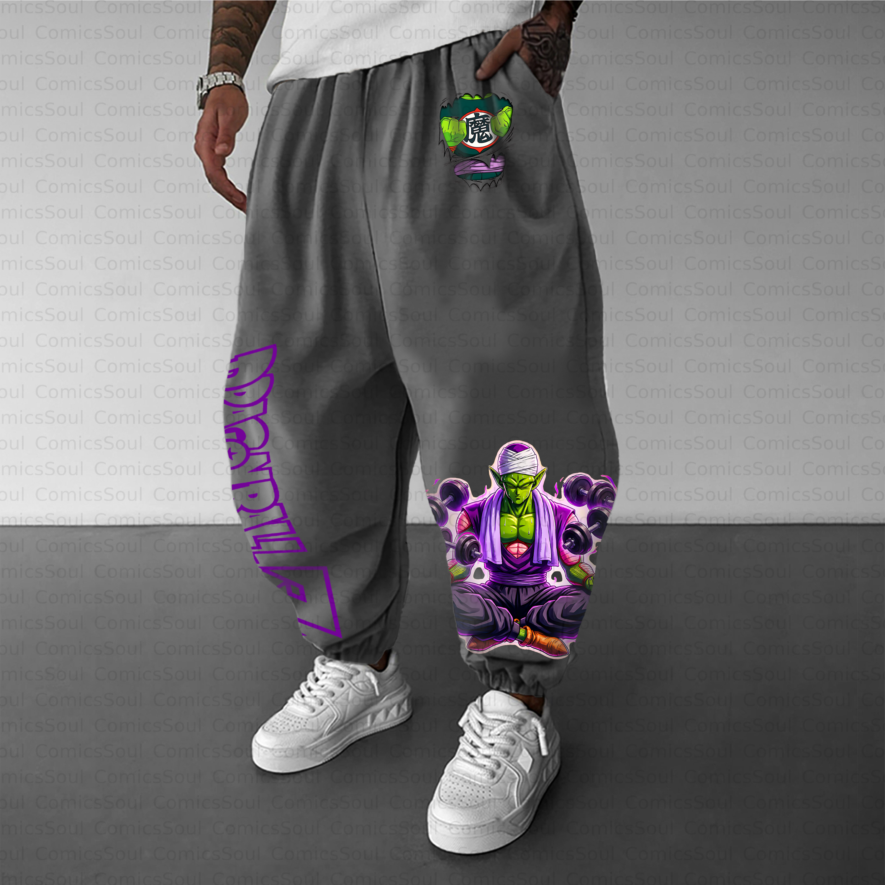 Unisex Casual Anime Streetwear Pant