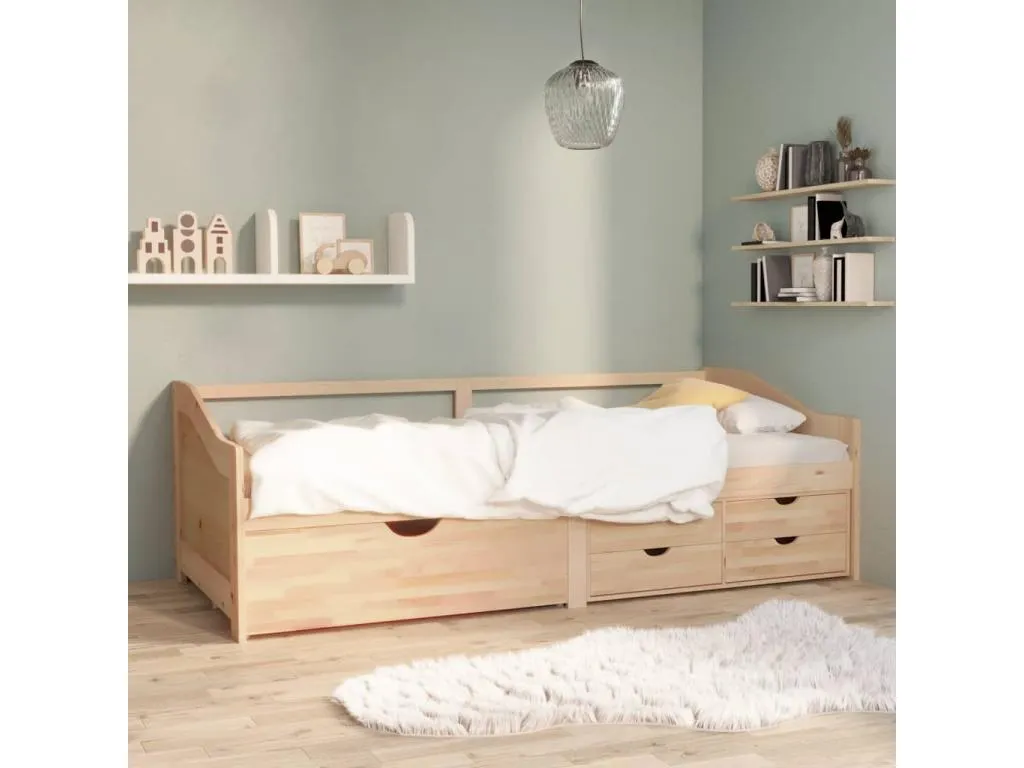 Sofá cama de 3 plazas sin colchón Alkifurniturees maciza Alkifurniturees 90x200 cm XQEK05846