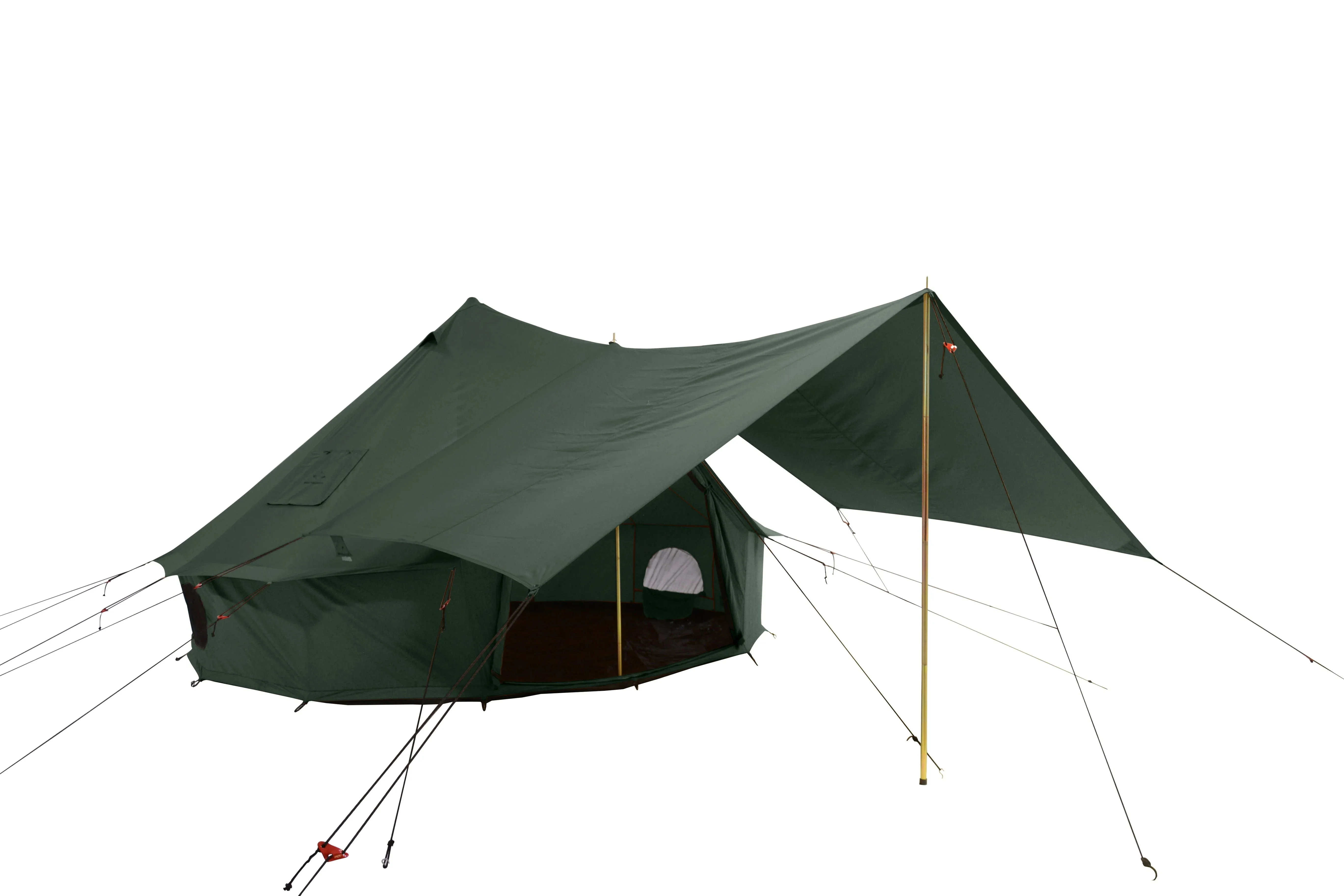 White Duck Outdoors Regatta Bell Tent Awning, Desert Red, 10 ft - Complete Canopy With Poles - Image 7 White Duck Outdoors Regatta Bell Tent Awning, Desert Red, 10 ft - Complete Canopy With Poles - Image 7