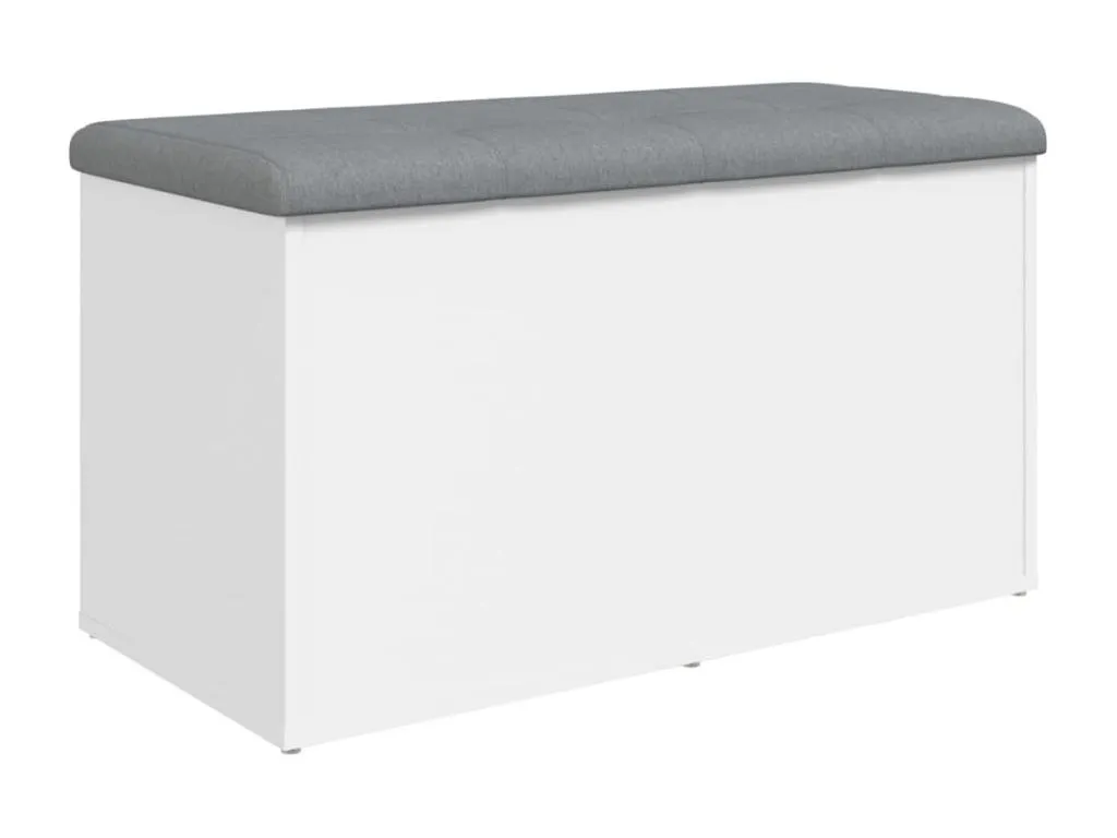 Banco de almacenaje madera contrachapada Nidovia 82x42x45 cm rsj3624683
