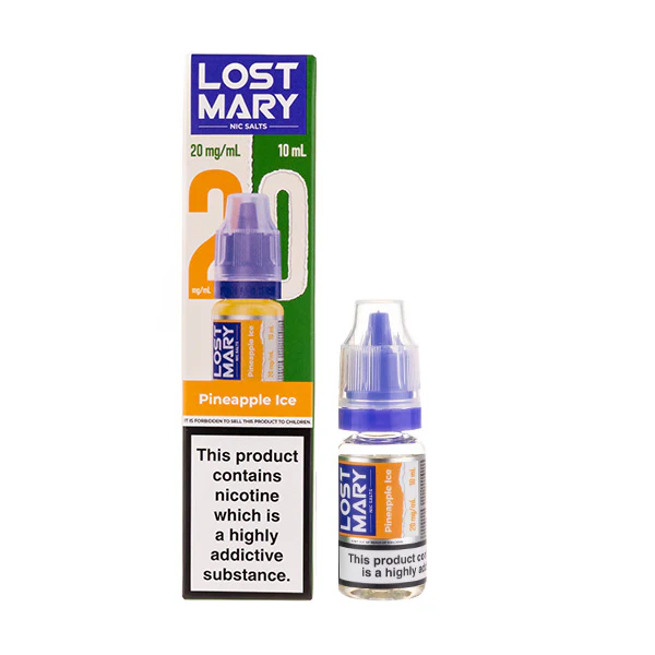 pineapple ice lost mary liquid Pineapple Ice Nic Salt E-Liquid by Lost Mary