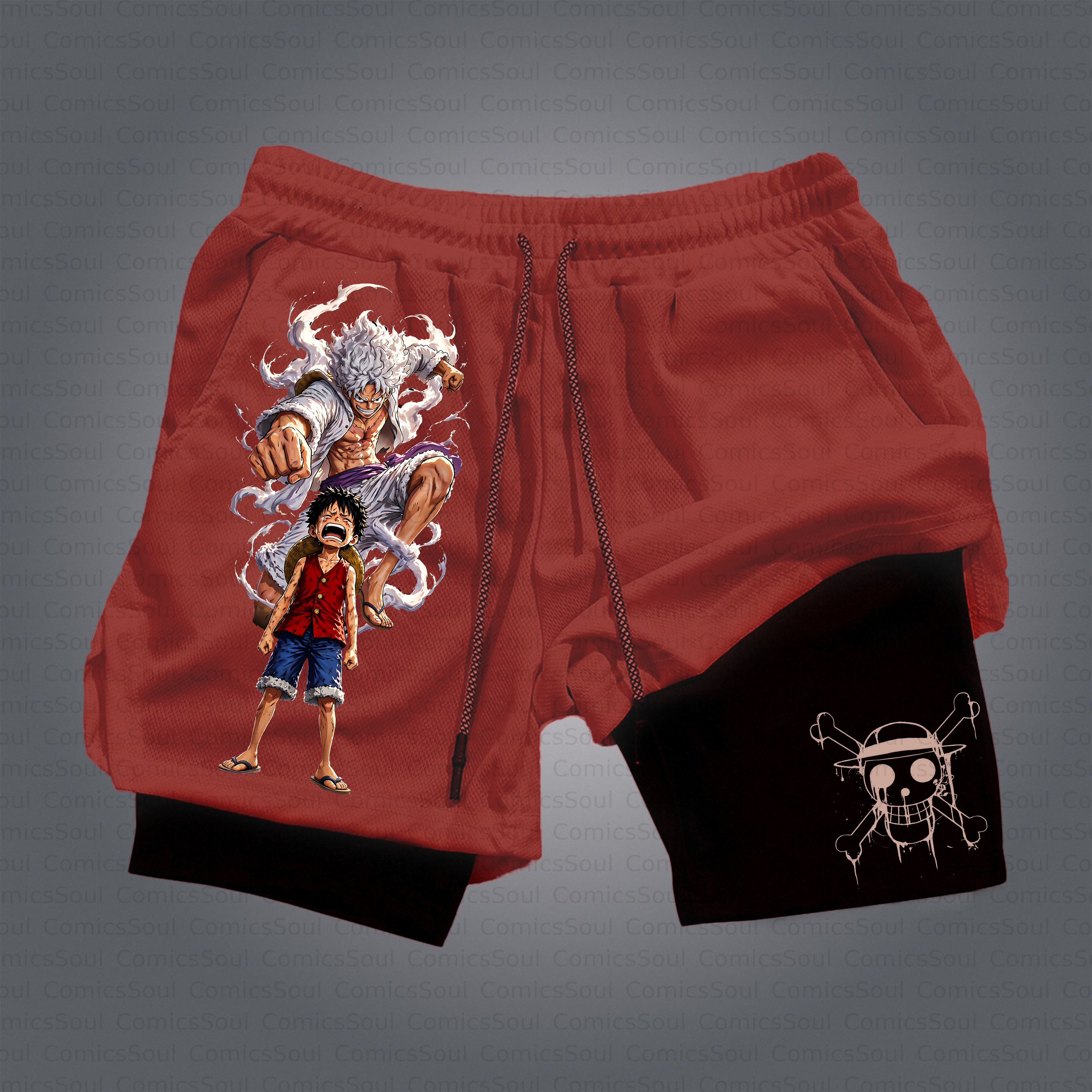 Unisex Casual Anime Style Shorts