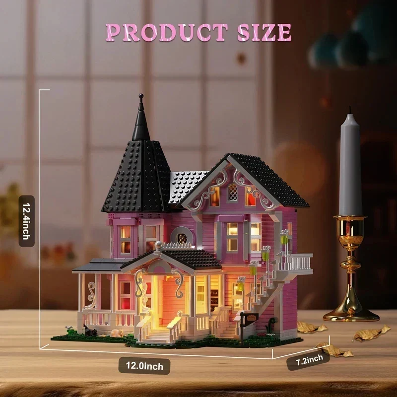 1,349-Piece Illuminated Halloween Building Block Set - Image 3 1,349-Piece Illuminated Halloween Building Block Set - Image 3