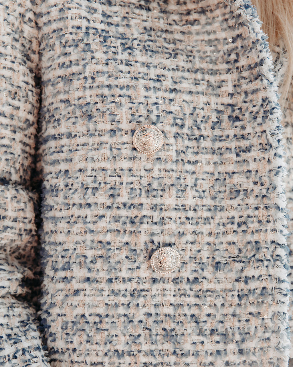 Leighton Tweed Crop Jacket - Se7enfashion