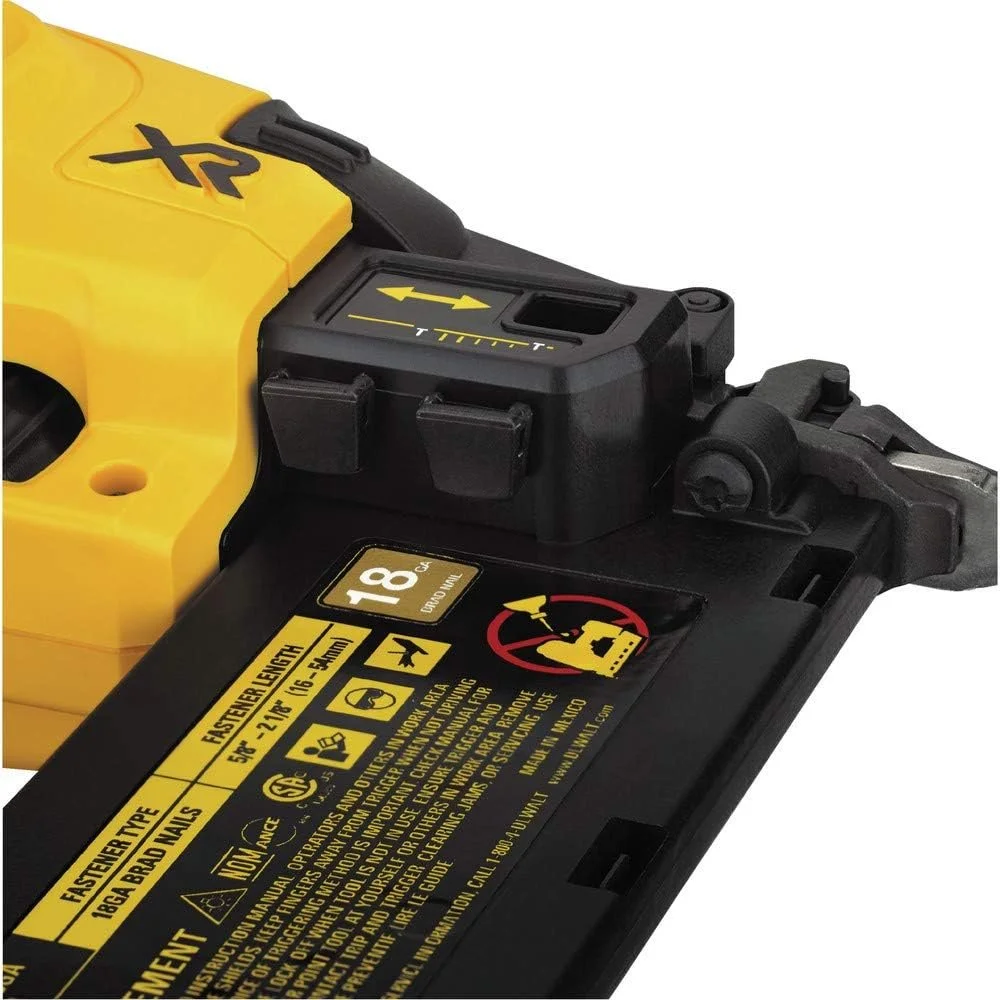 DEWALT DCN680B 20V MAX XR 18 GA Cordless Brad Nailer Tool Only - Image 5