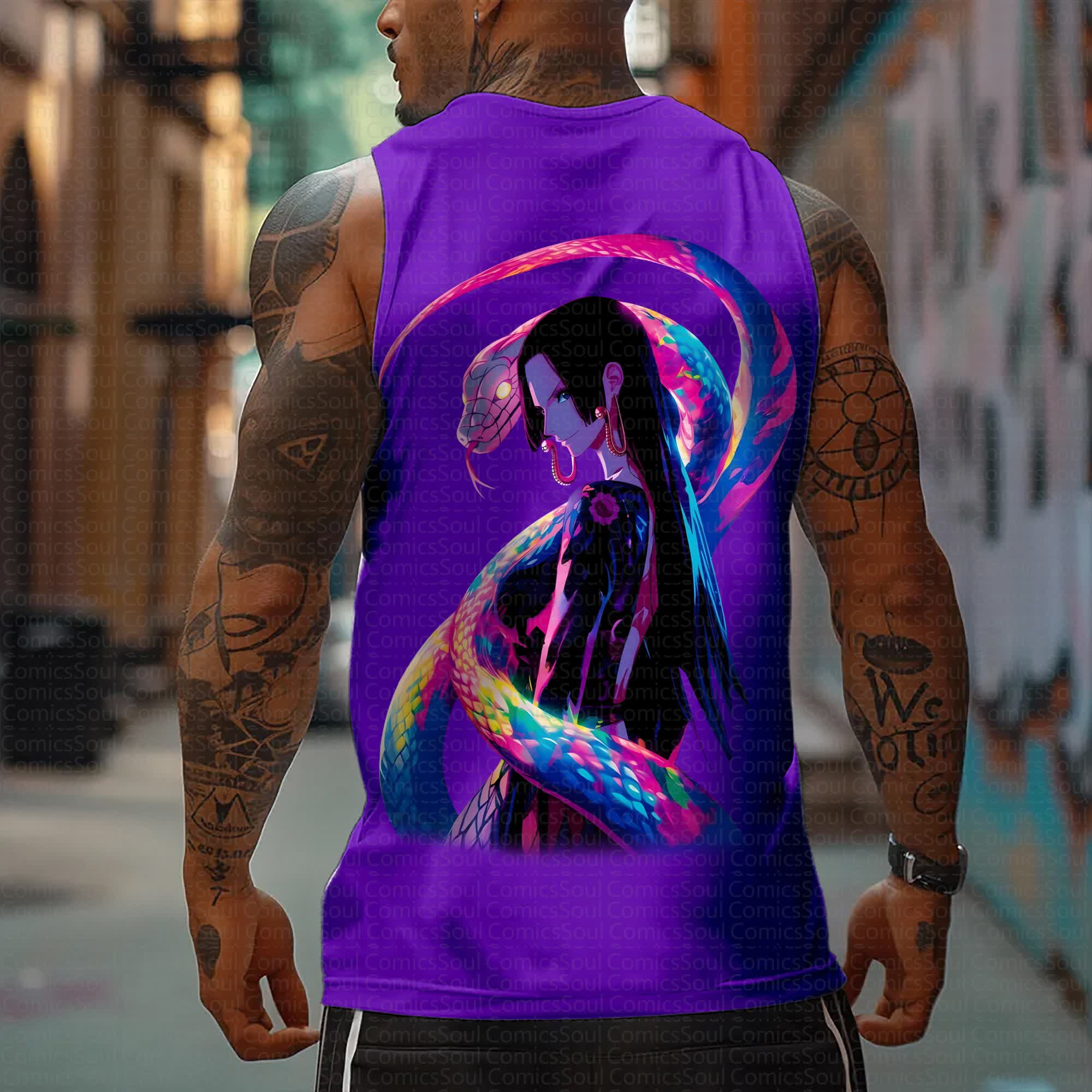 Unisex  “Comicssoul” Casual Anime  Tank Top