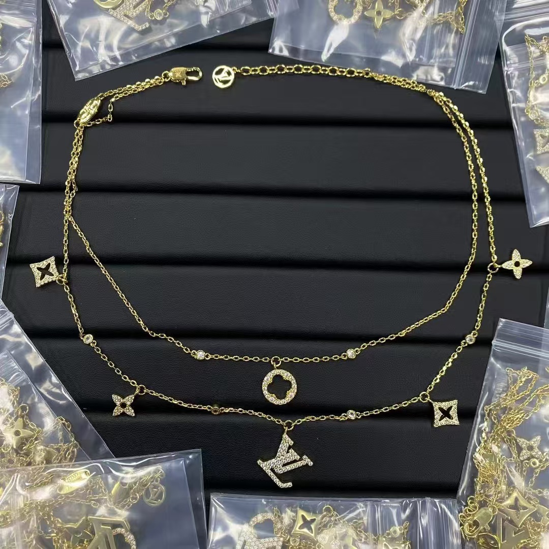 Louis Vuitton Two Layered Necklace - Original Replica Club