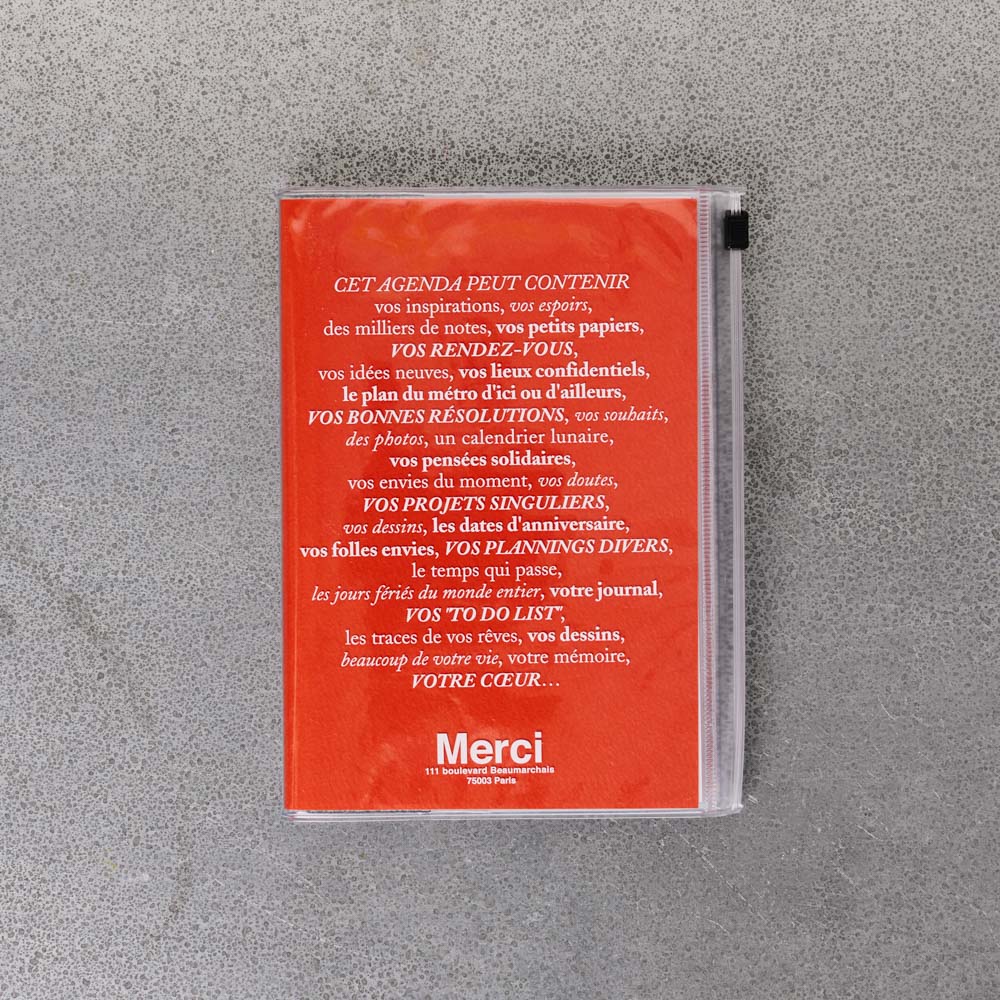 Agenda Merci Oct. 2025 - Déc. 2026 - Orange