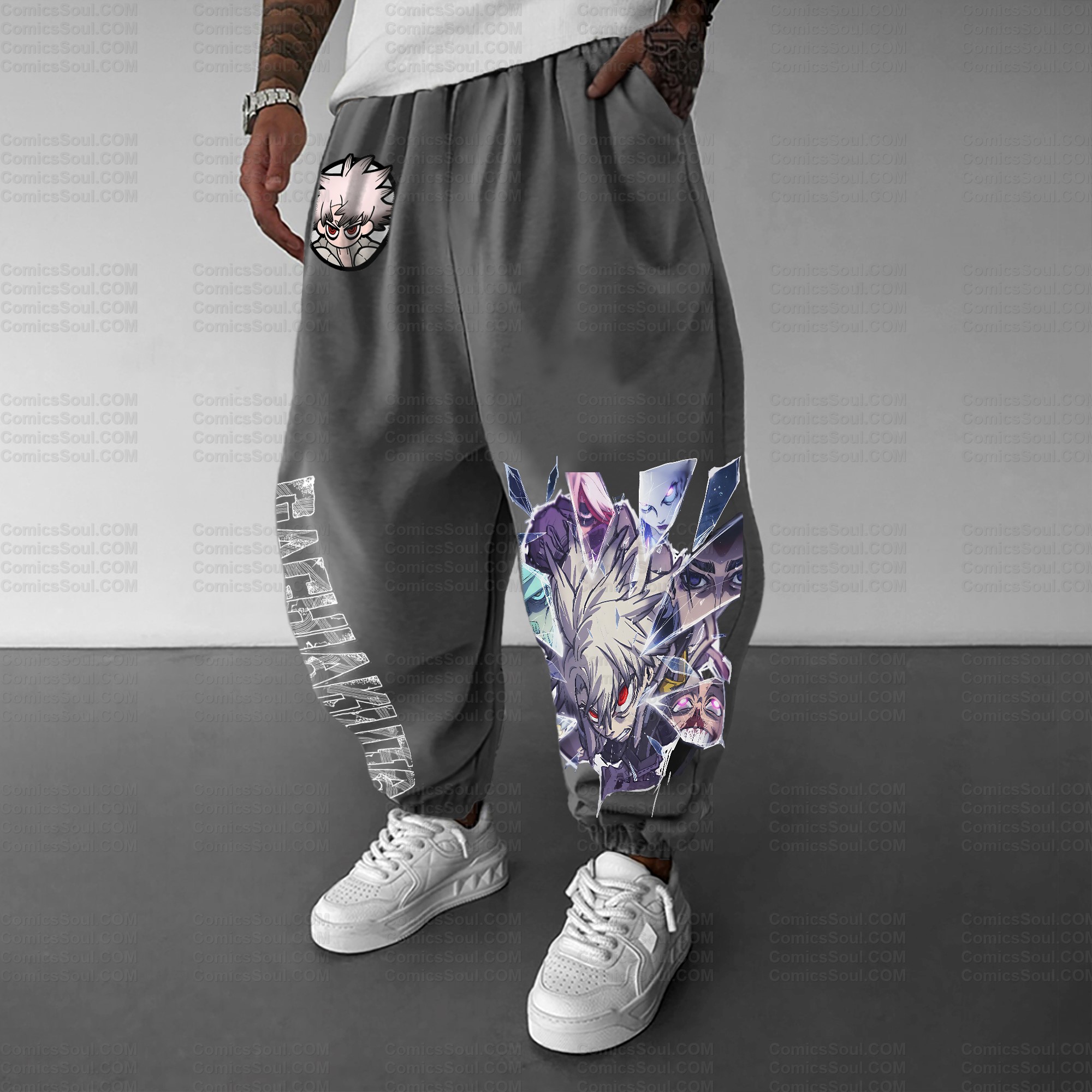 Unisex Anime Inspired Vintage Pants