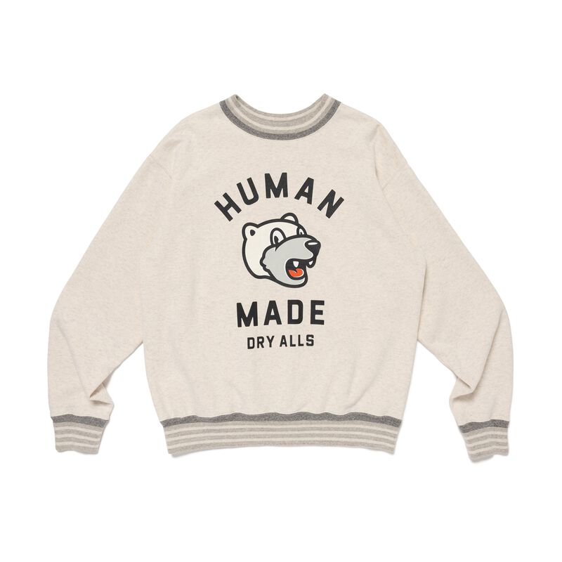 HUMAN MADE STRIPED RIB SWEATSHIRT