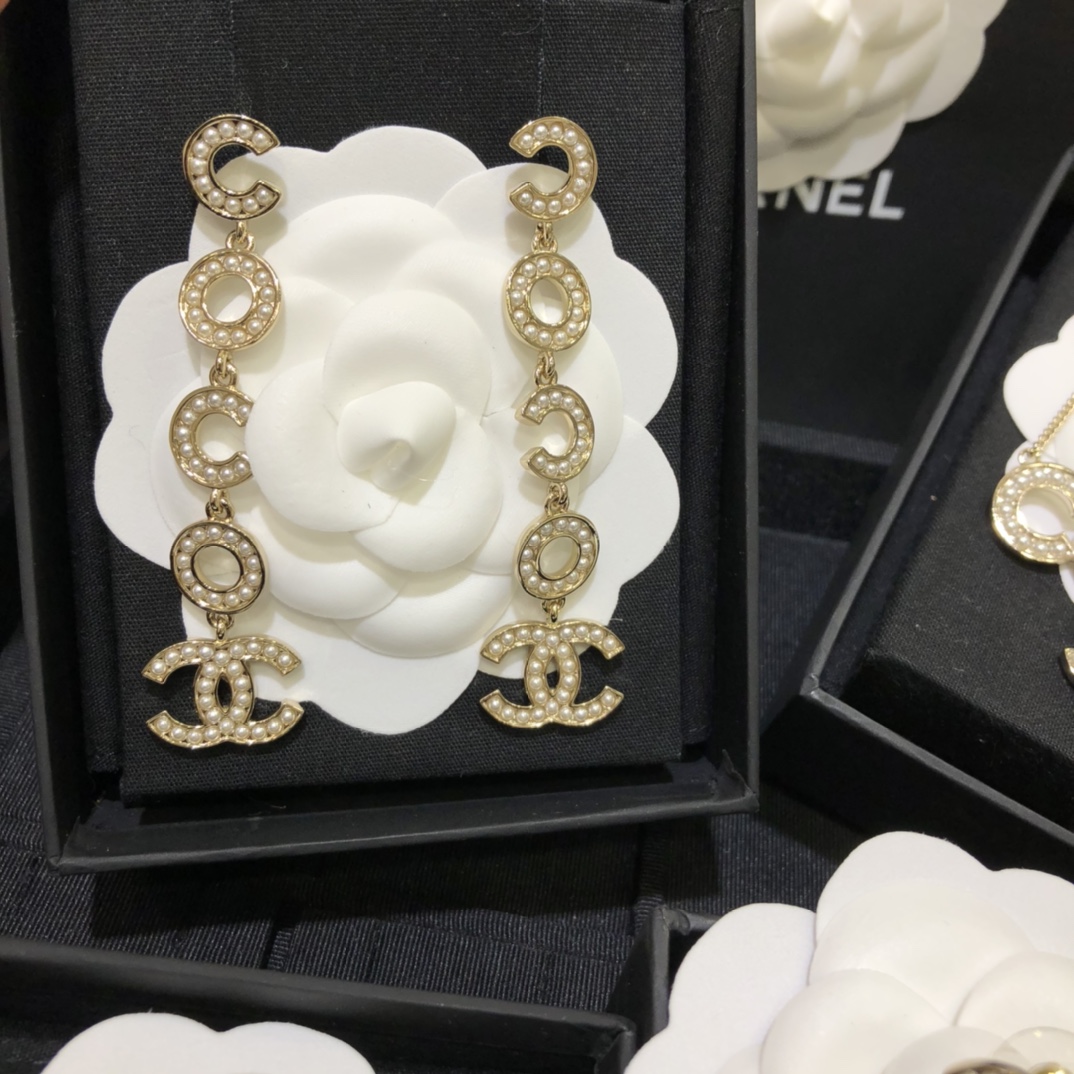 Coco Chanel Brooch Earrings Necklace - Original Replica Club
