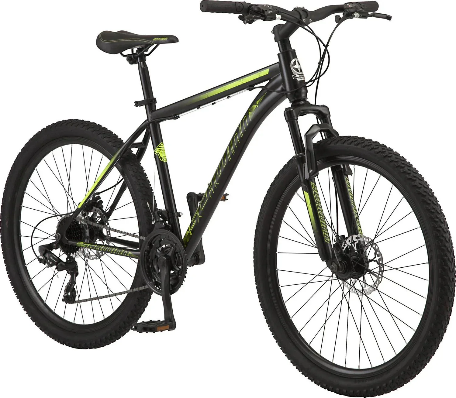 Schwinn Sidewinder Mountain Bike, 26-Inch Wheels, 21 Speeds, Black, Mens Style - S2792WMDS