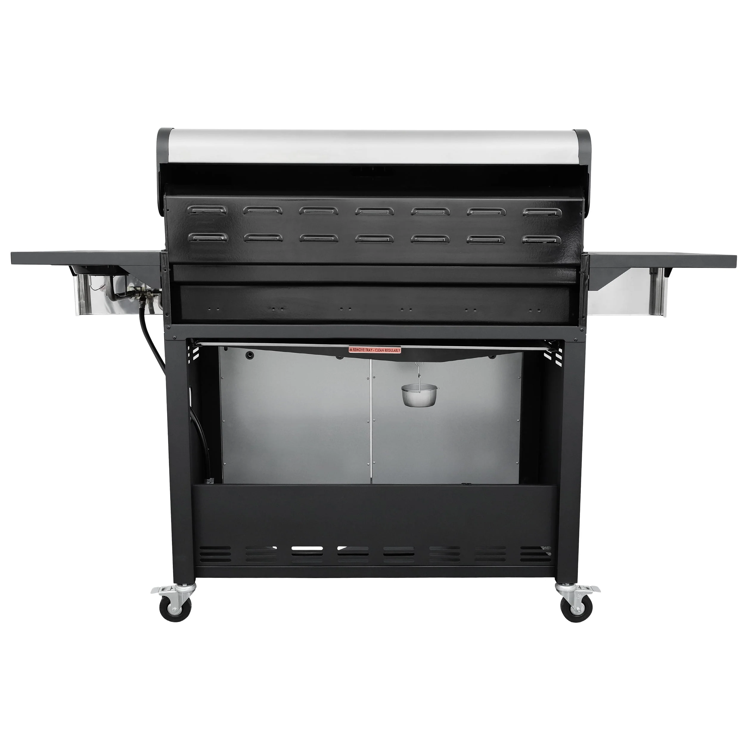 Kenmore 6-Burner Propane Gas Grill with Side Burner, PG-40611S0L, Stainless Steel with Black Trim - Image 9