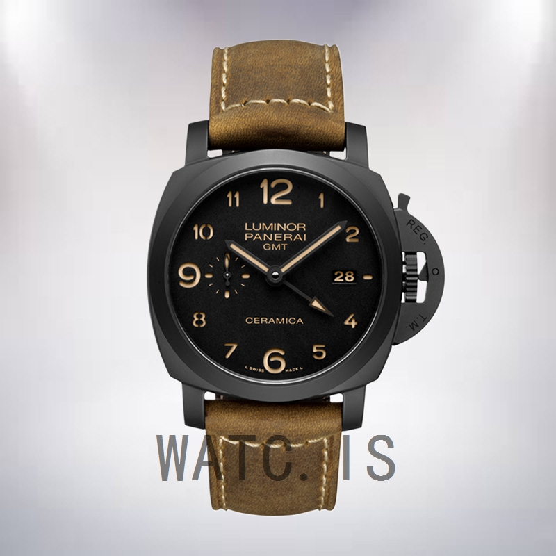 Panerai Luminor GMT PAM00441 Men's 44mm Automatic Leather Strap