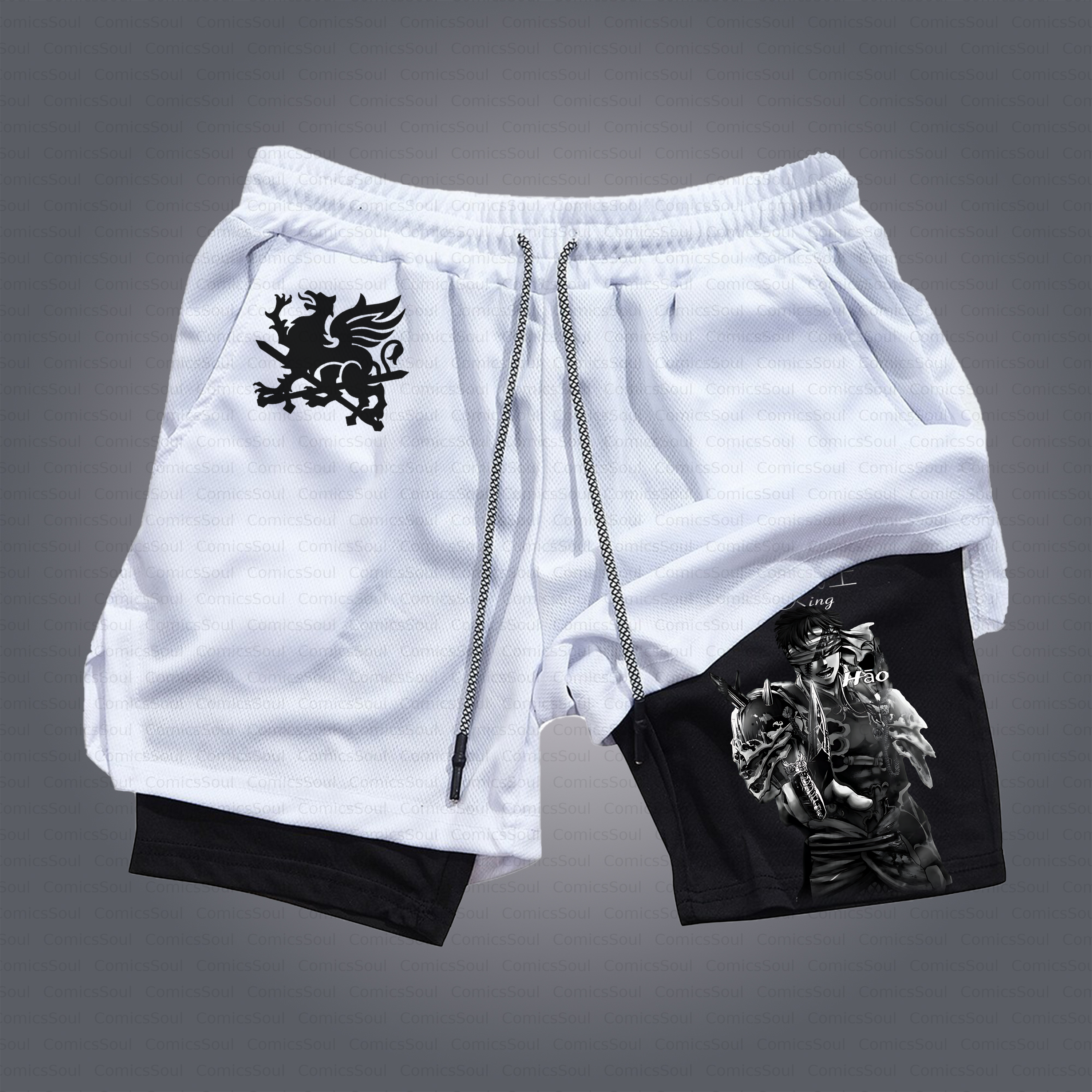 Unisex Casual Anime Style Shorts