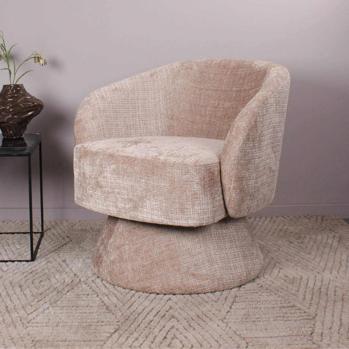 DS4U - Kenny gestoffeerde fauteuil - beige