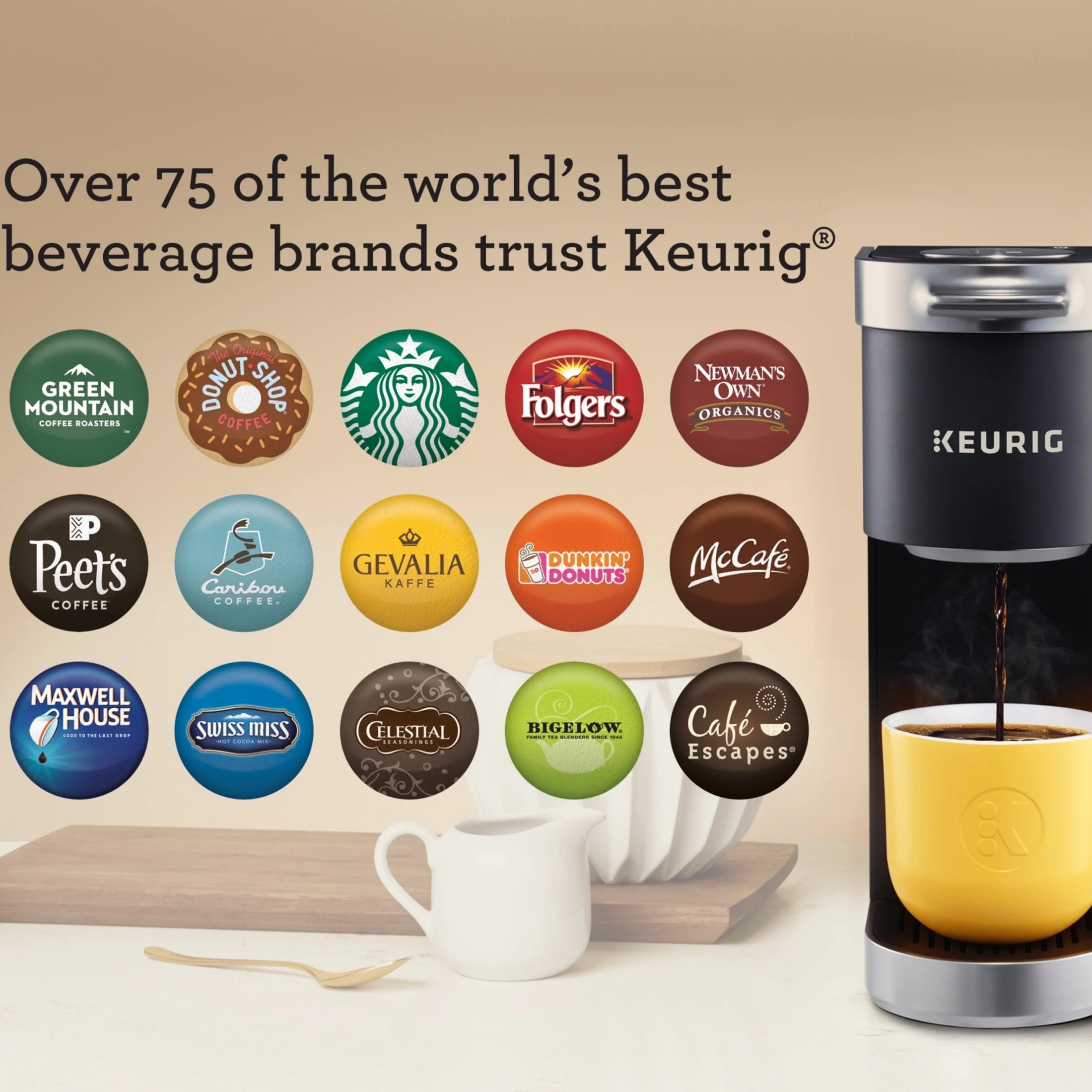 Keurig K-Mini Plus Single Serve K-Cup Pod Coffee Maker, Dusty Rose - Image 87