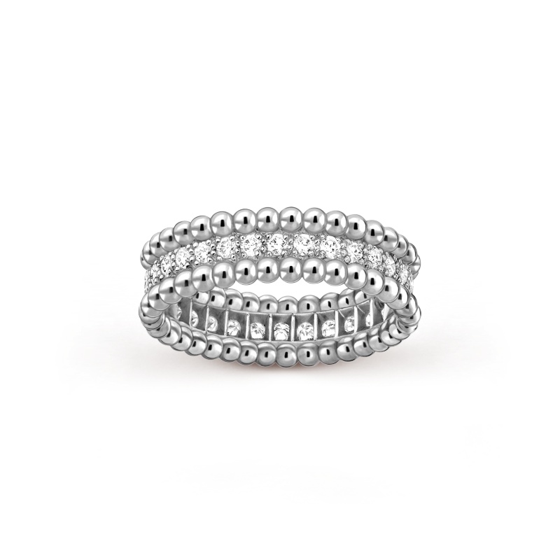 Replicate Perlée diamonds ring, 1 row(1:1 replica) - Original Replica Club
