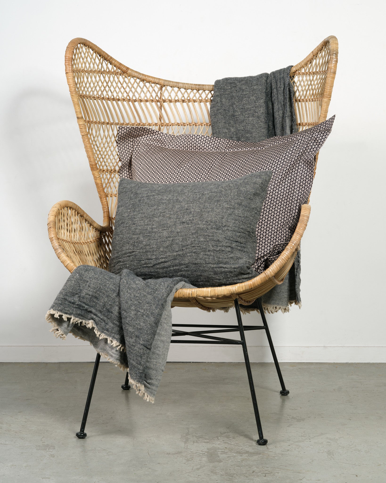 Vandyck HOME 81 Plaid 130 x 220 cm - Anthracite