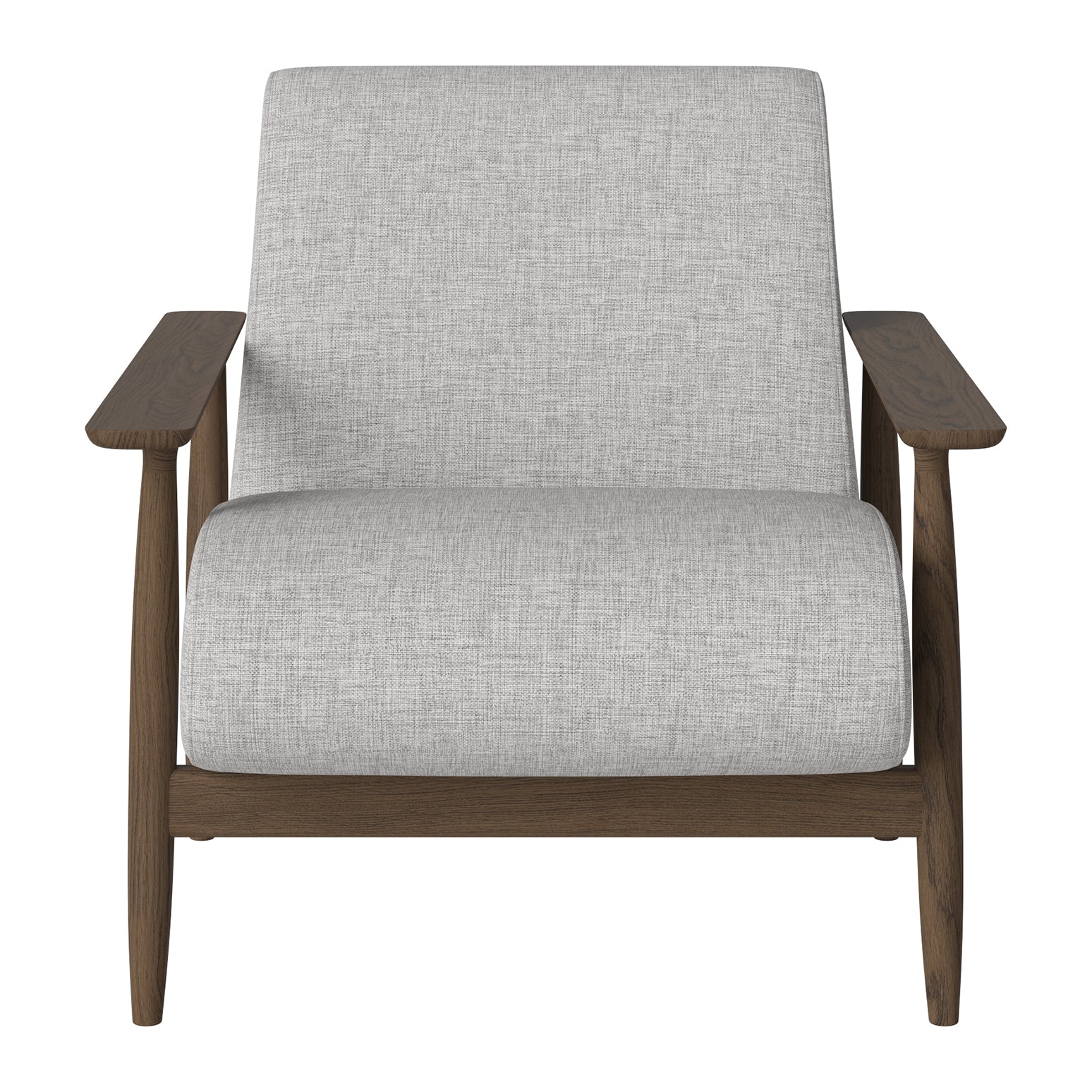 Bolia Visti Fauteuil - Donker Eiken - Lichtgrijs