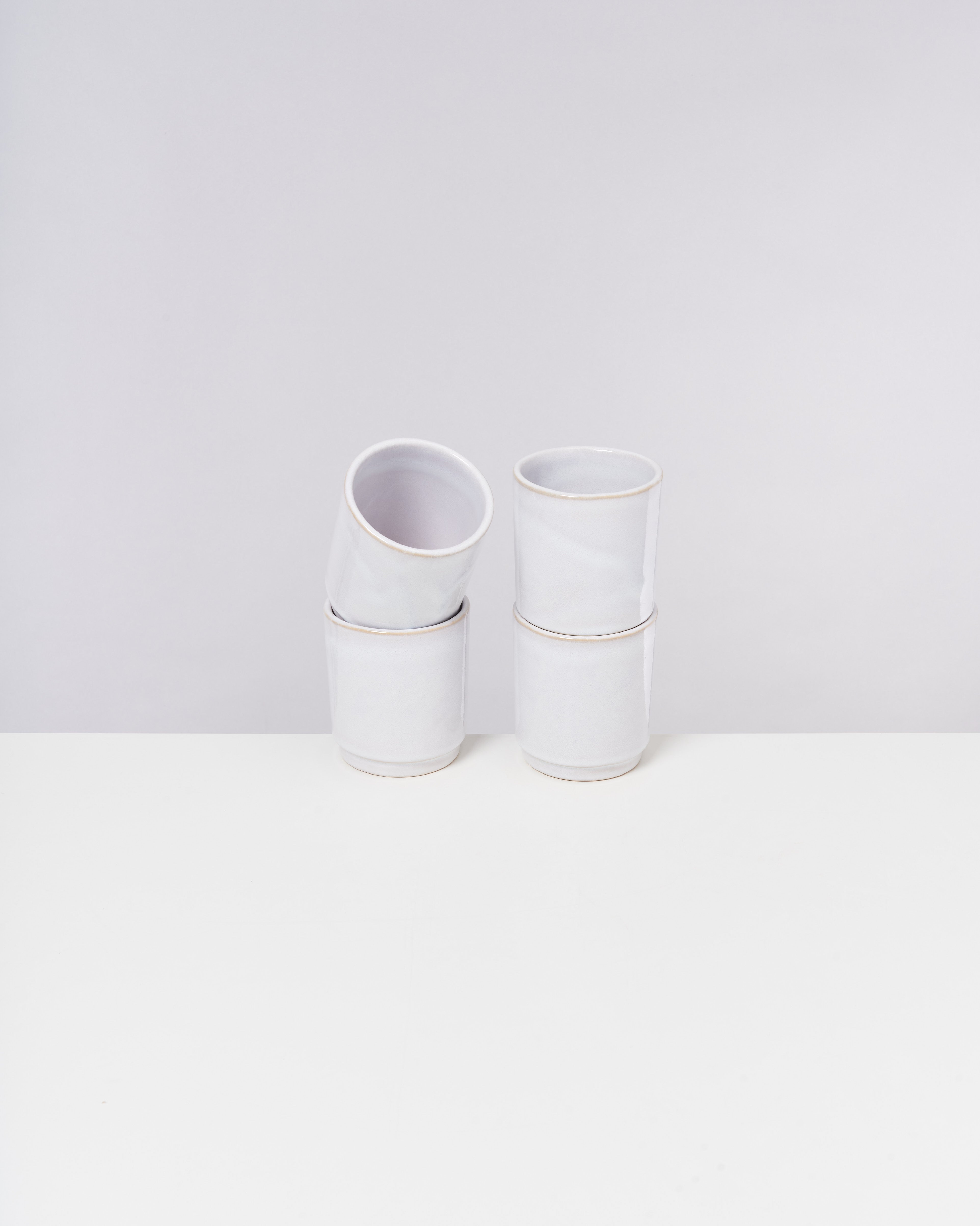 Cordoama Becher groß weiß 4er-Set