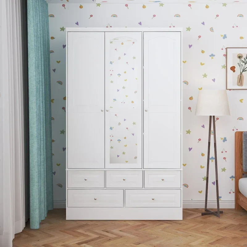 78.7H Combo Twin Wardrobe Set: Stylish and Functional Armoires for Your Closet