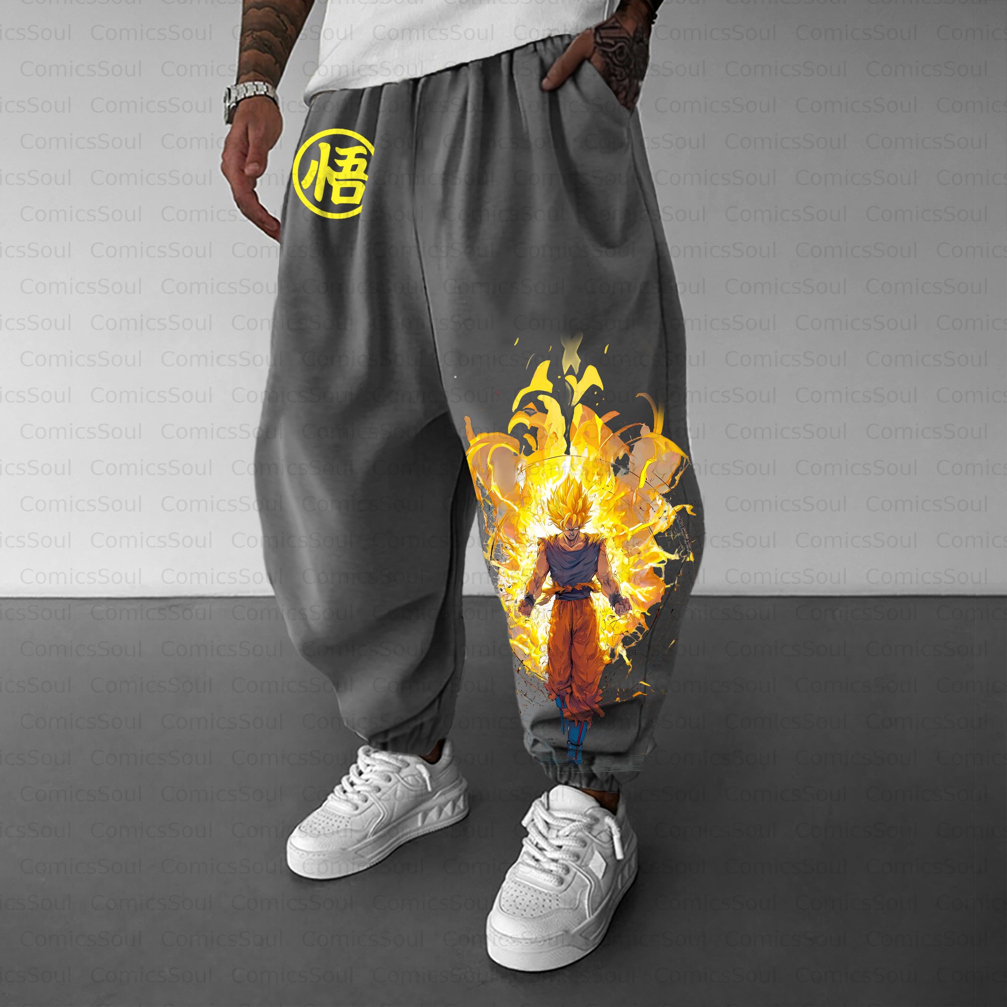 Unisex Casual Anime Streetwear Pant