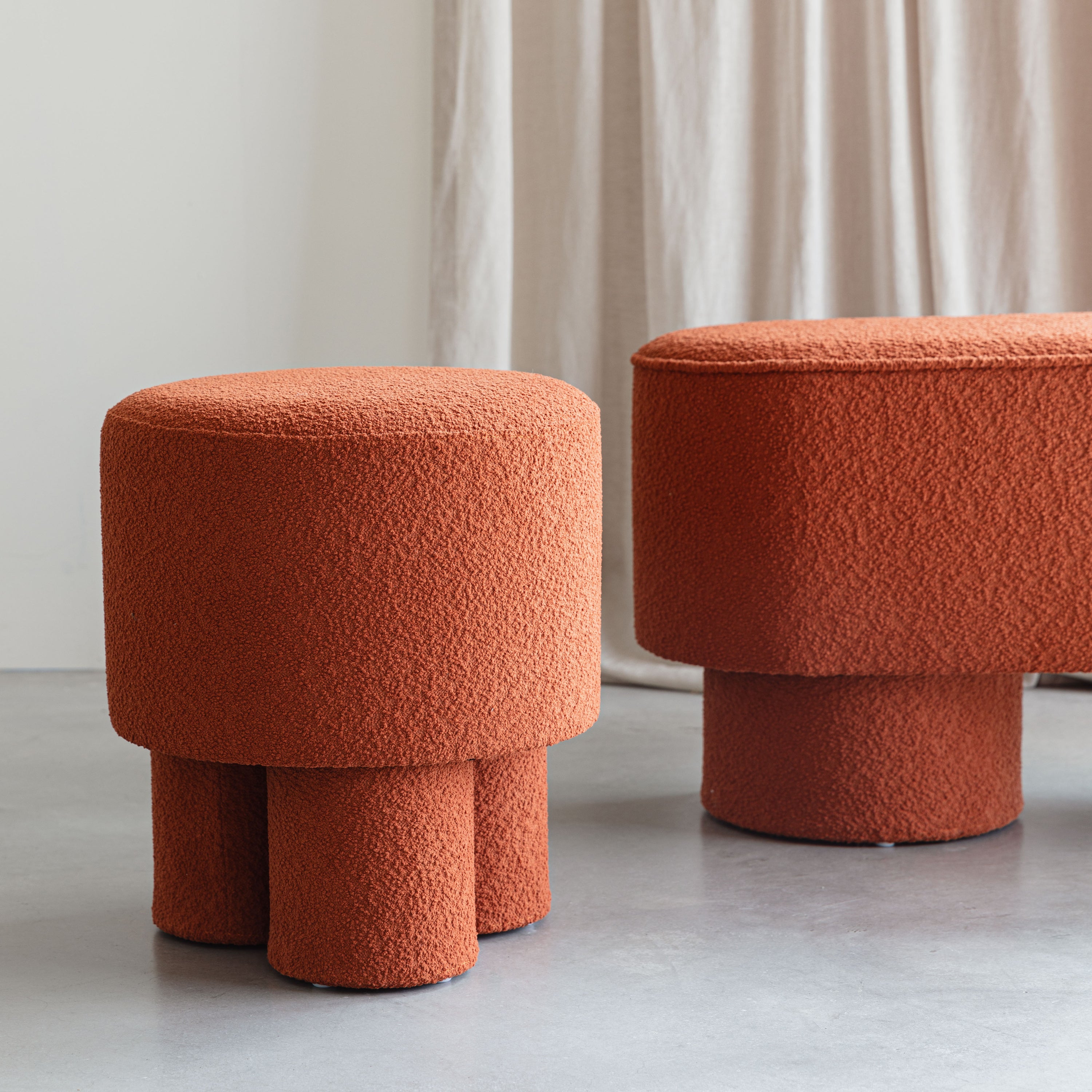 by fonQ Arc Poef Ø 40 cm - Terra