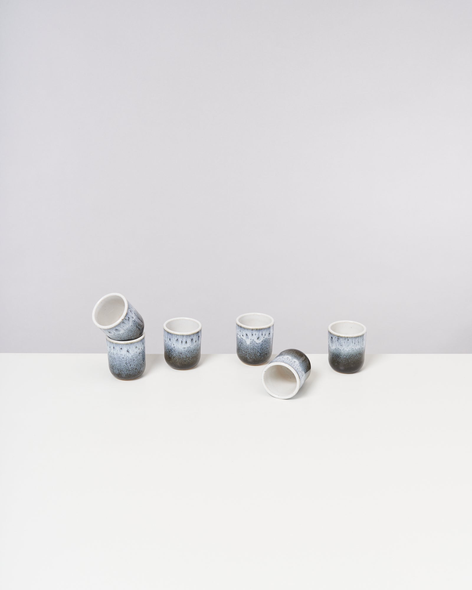 Alcachofra Espressobecher schwarzblau 6er-Set