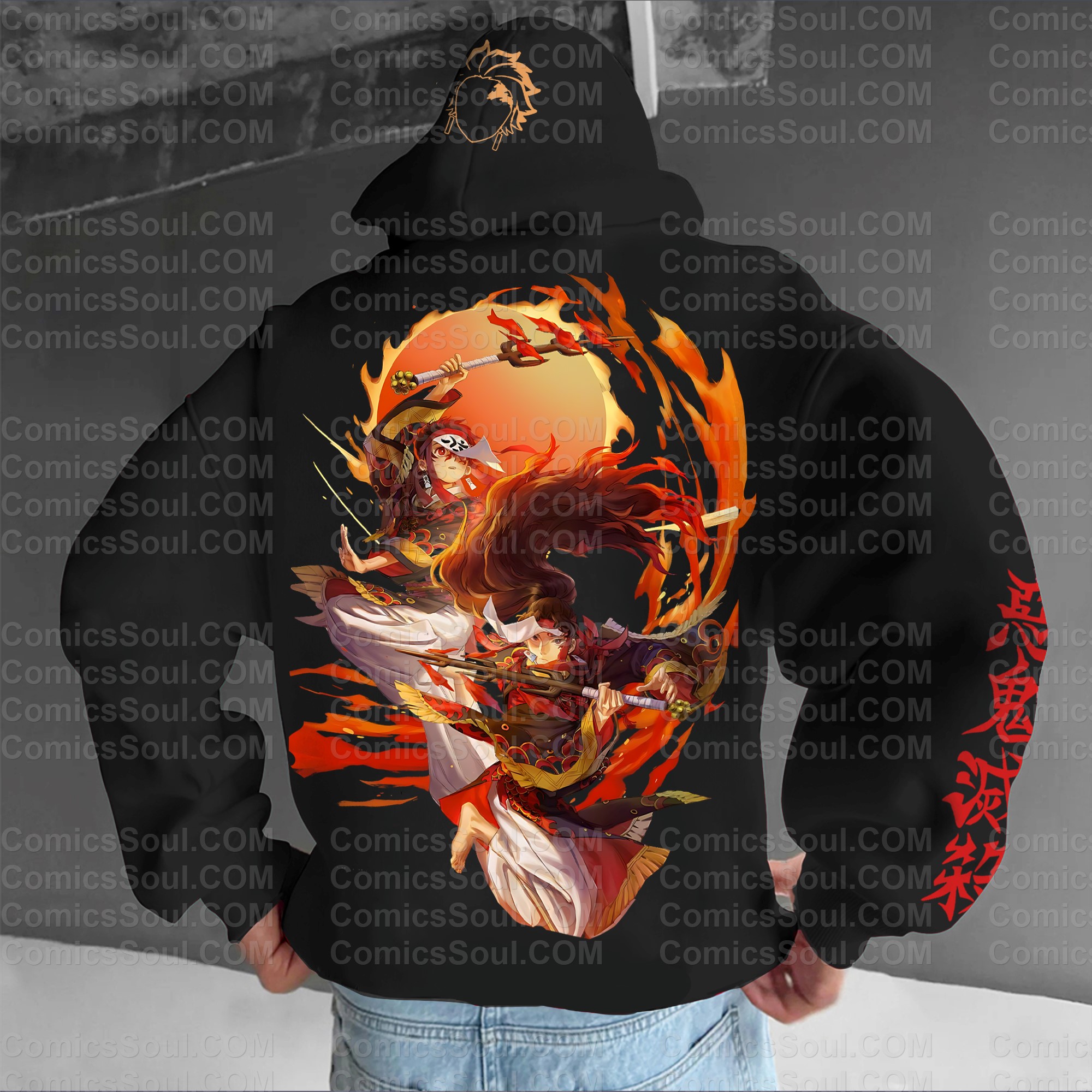 Unisex Anime Graphic Streetwear Vintage Hoodie| KNY