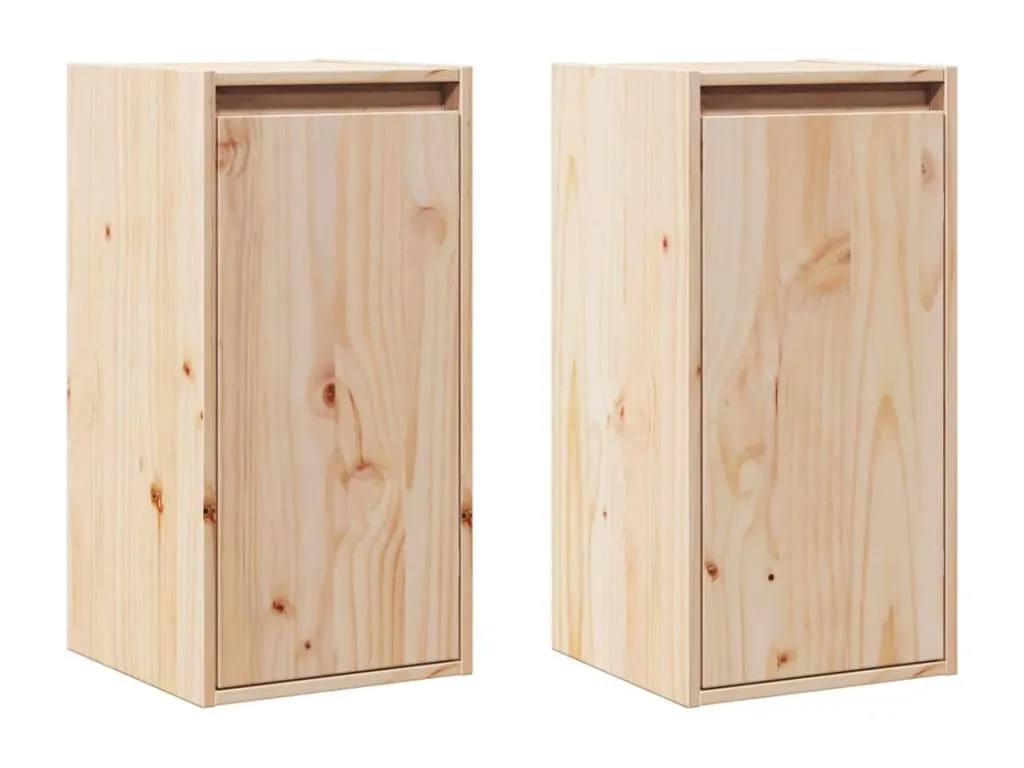 Armario de pared 2 uds Hogarve maciza de Hogarve 30x30x60 cm wais50045