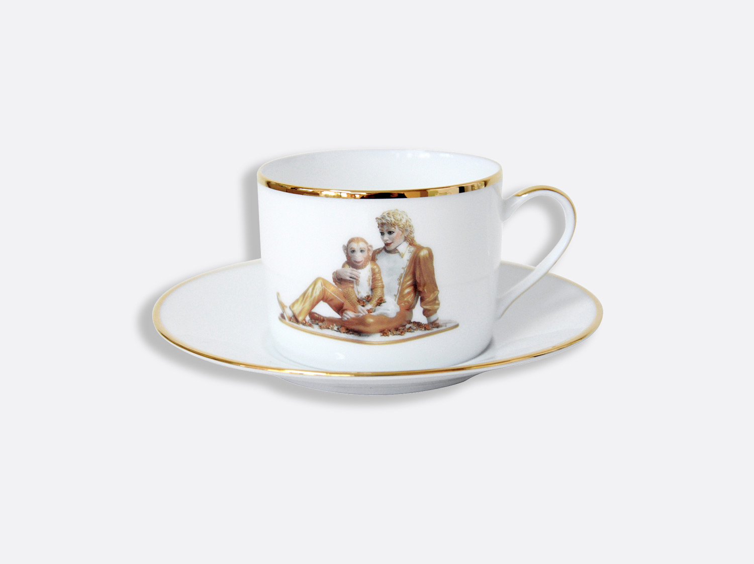 Coffret de 6 tasses 15 cl et soucoupes à thé assorties